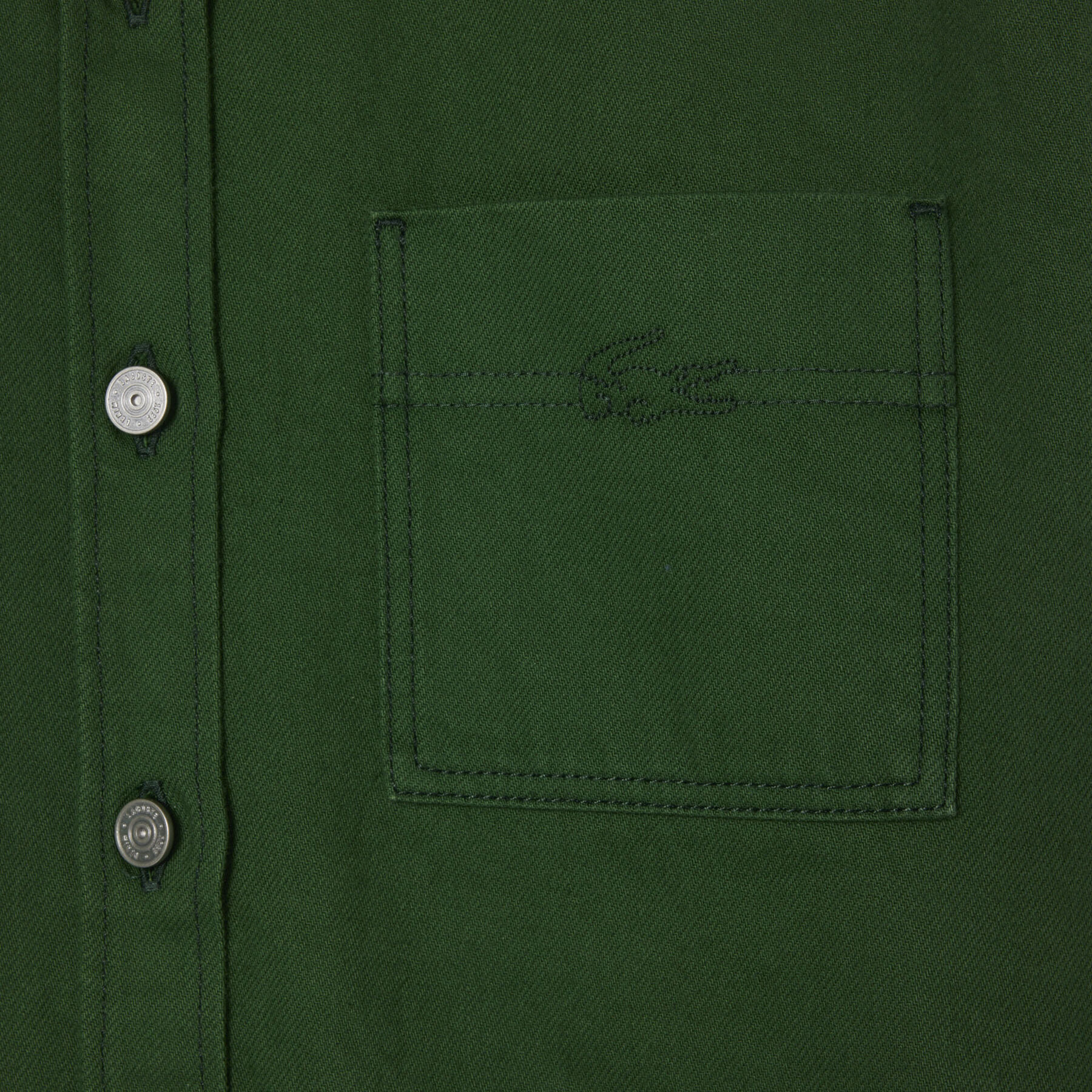 Oversized Denim Overshirt lacoste oversized denim overshirt