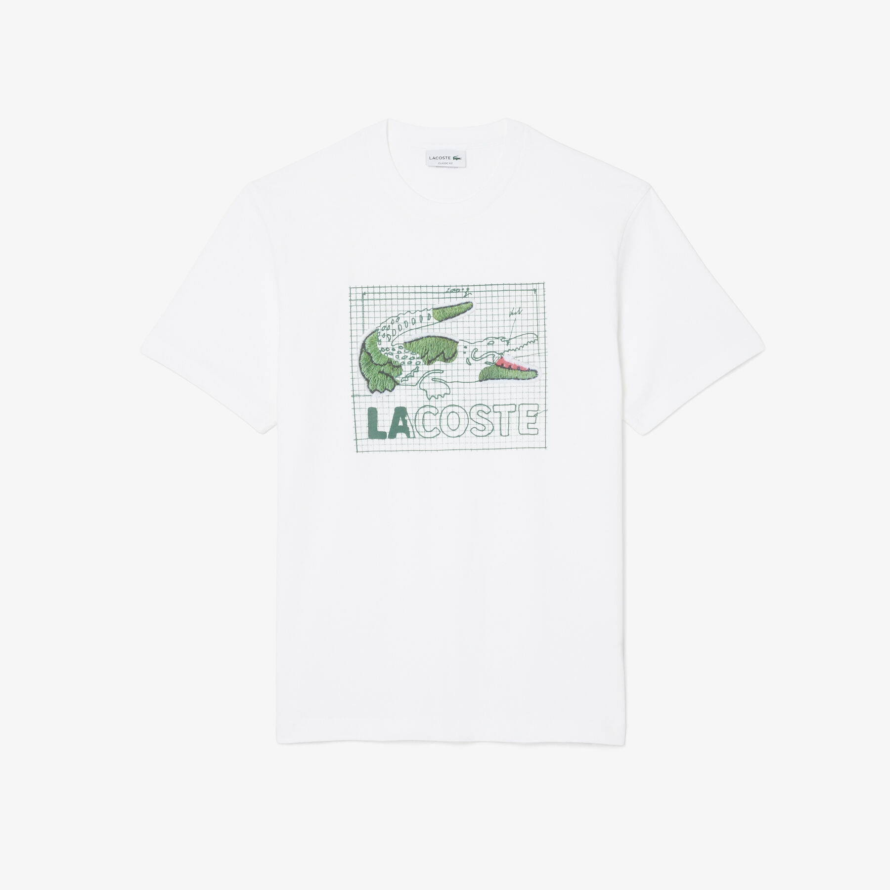 Printed Cotton T-shirt lacoste printed cotton t shirt
