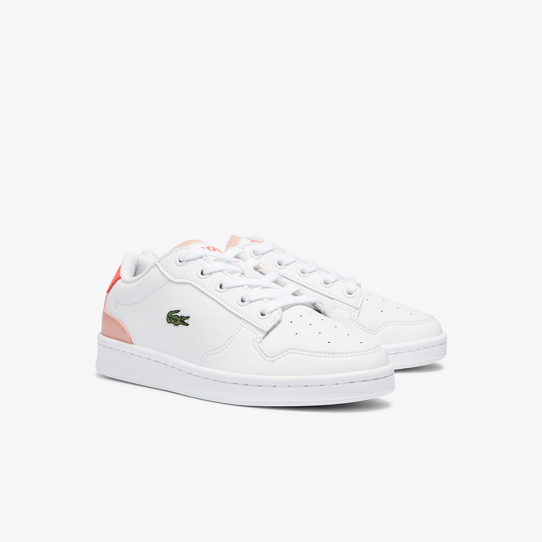 Children's Masters Cup Leather and Synthetic Trainers lacoste children s masters cup leather and synthetic trainers