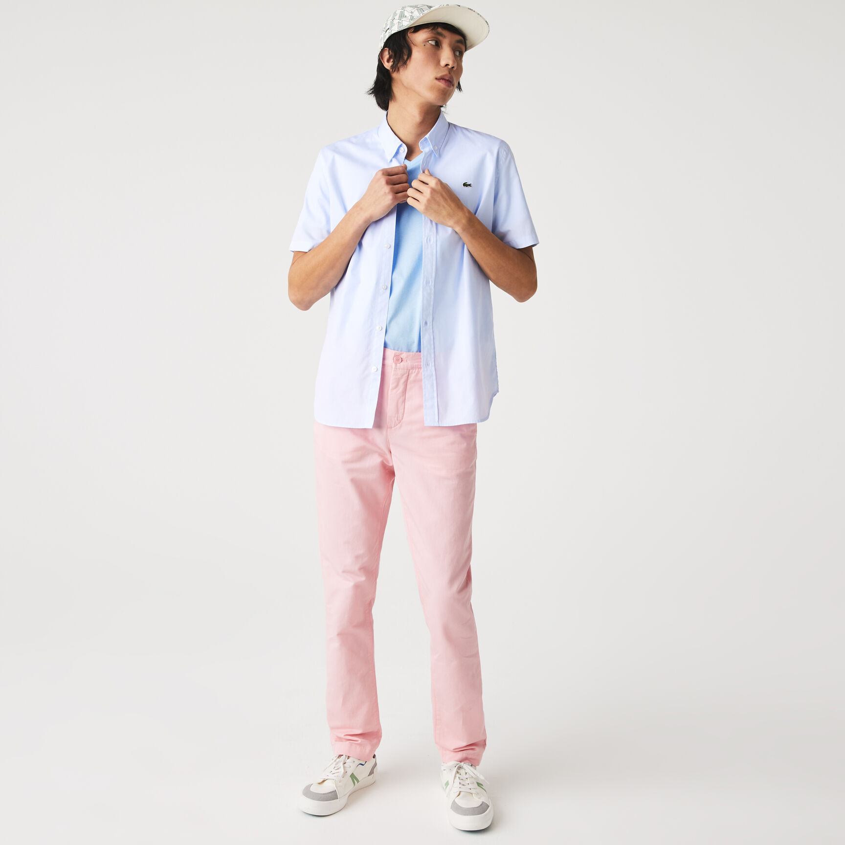 قميص قطن فاخر بقصة عادية للرجال قميص قطن فاخر بقصة عادية للرجال