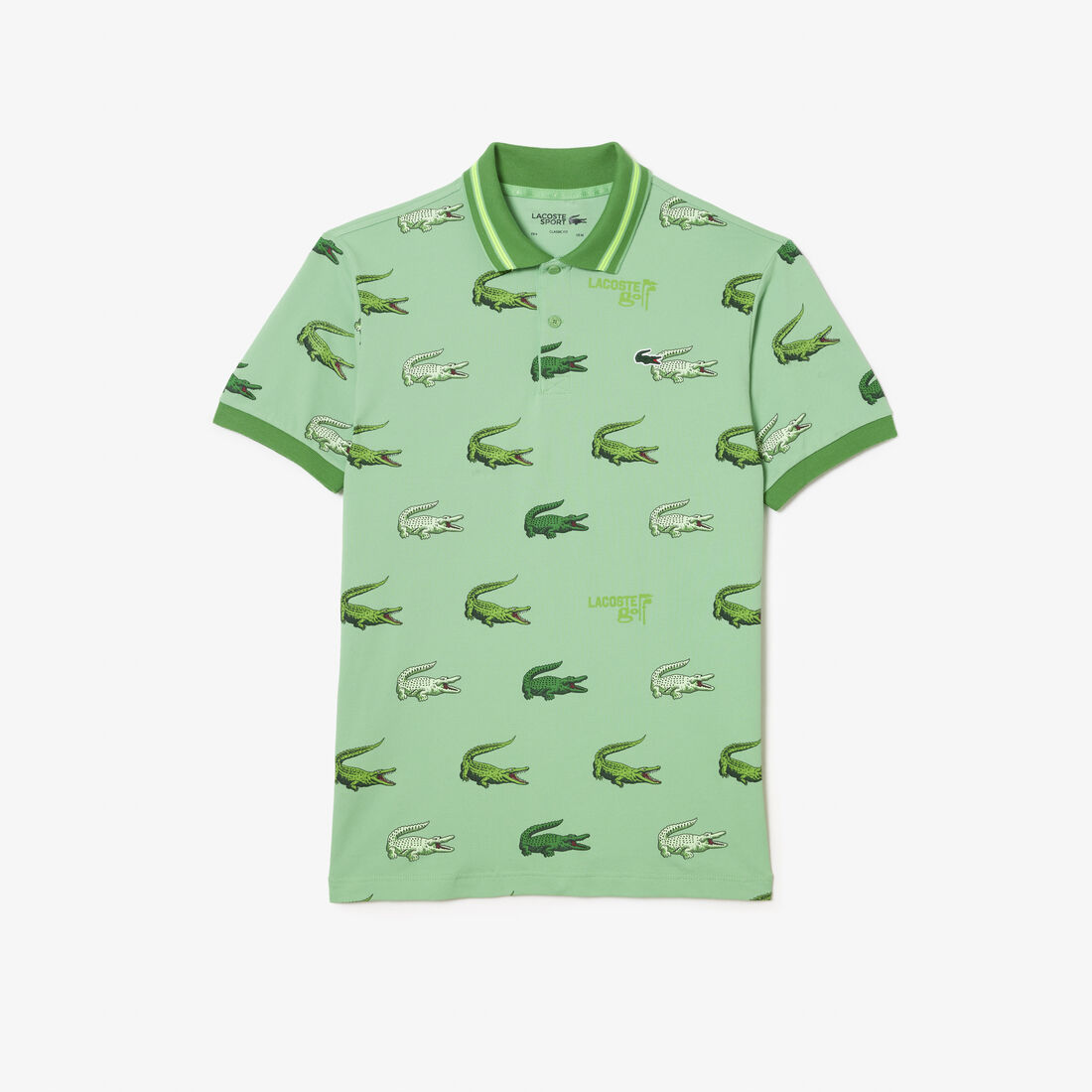 Men's Lacoste Golf Crocodile Print Polo Shirt Men’s Lacoste Golf Crocodile Print Polo Shirt - DH5181-00-BT2