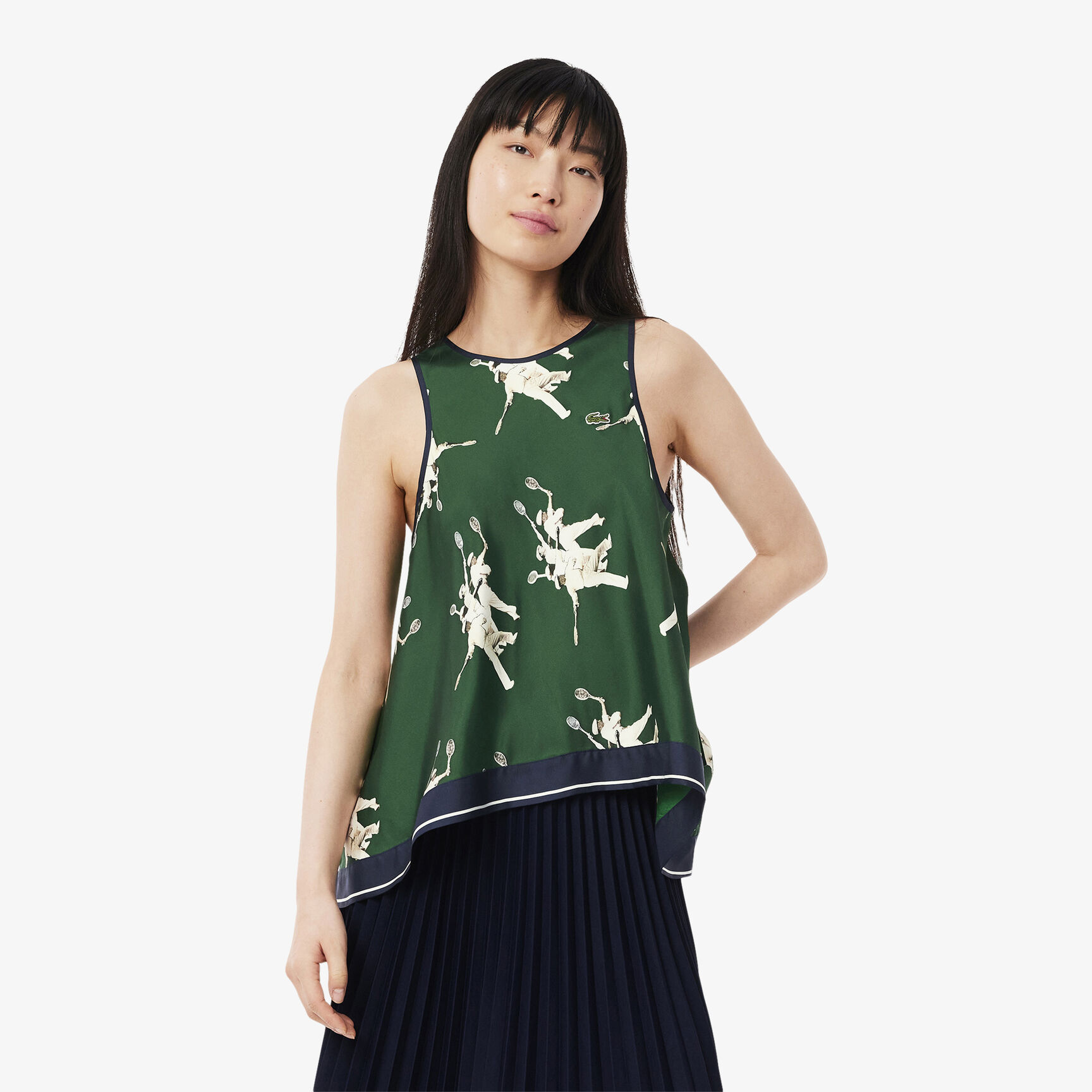 Regular Fit Lightweight Fluid Silk Top - CF0497-00-WN7