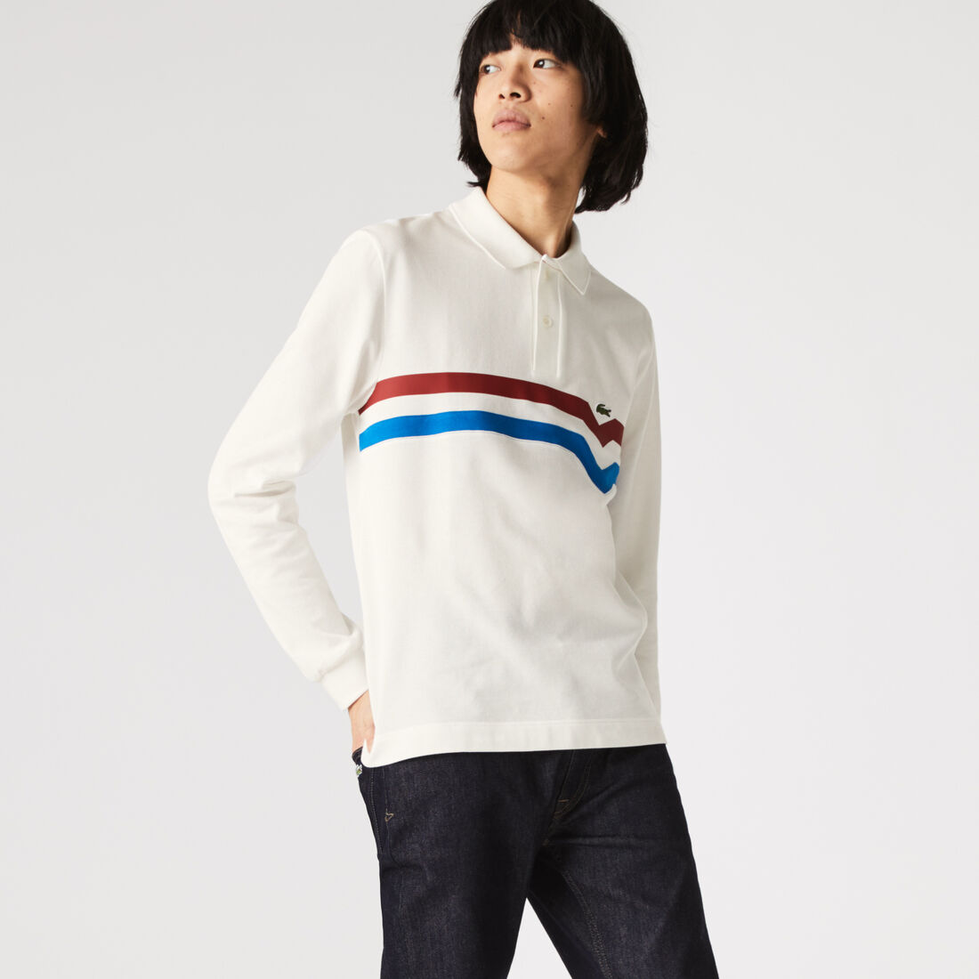 بولو Lacoste للرجال مصنوع في فرنسا بقصة عادية بولو Lacoste للرجال مصنوع في فرنسا بقصة عادية