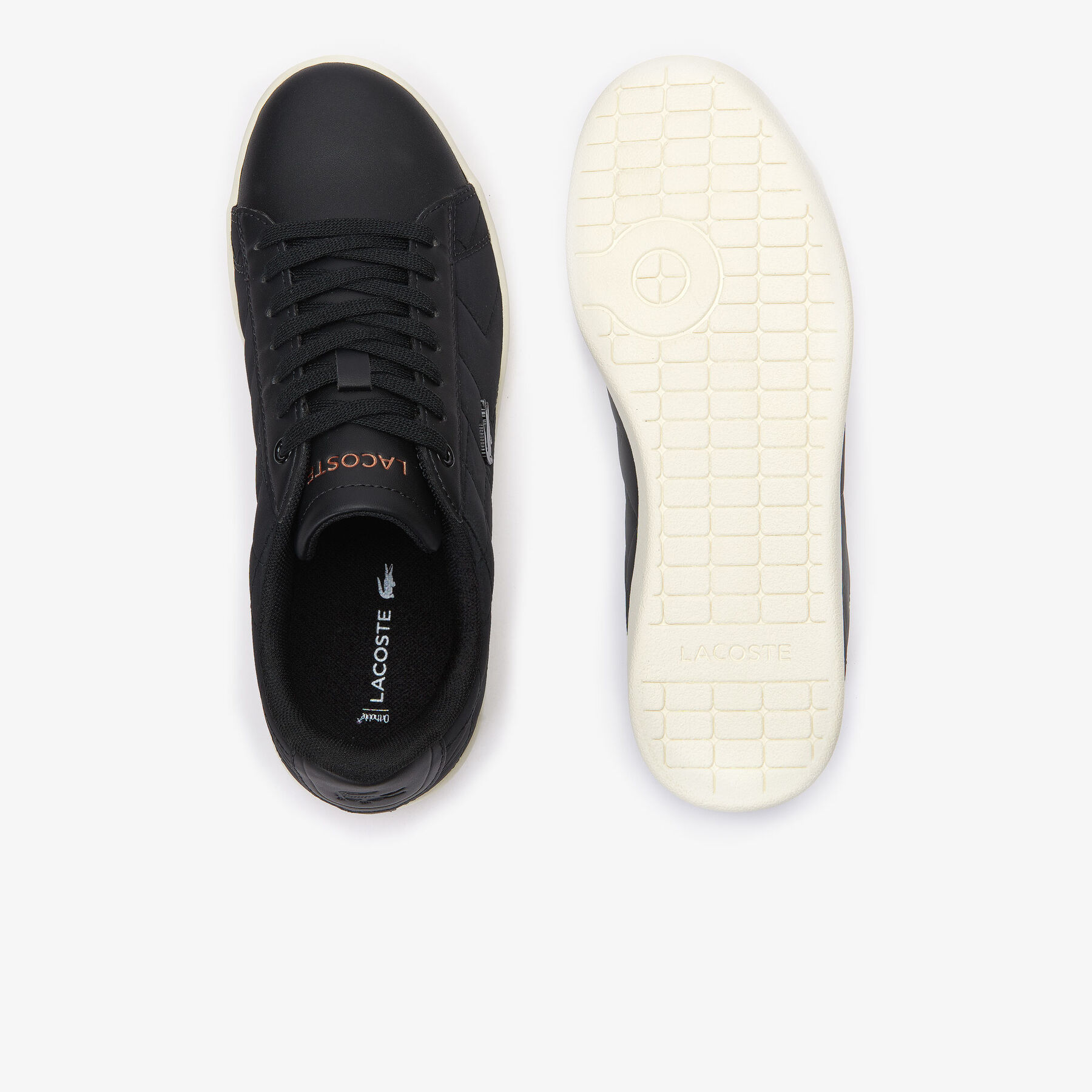 lacoste women s carnaby evo textile trainers