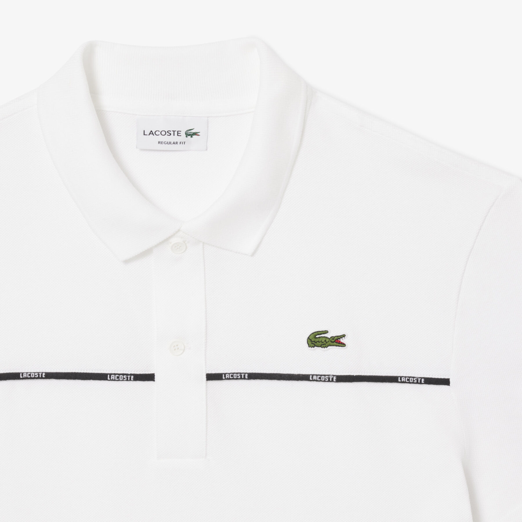 lacoste regular fit logo trim l 12 12 polo shirt