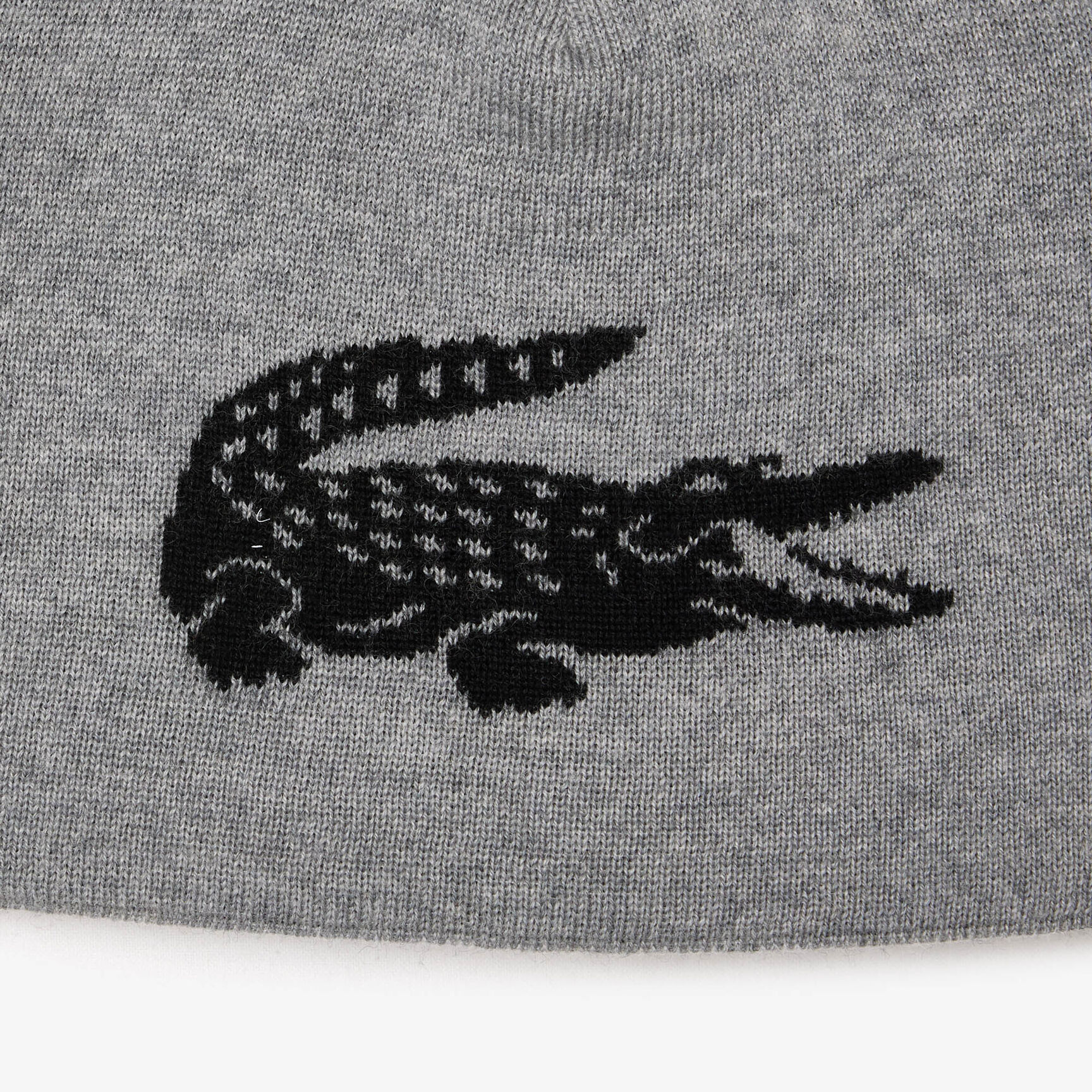 Unisex Lacoste Contrast Crocodile Reversible Beanie - RB0059-00-X8I