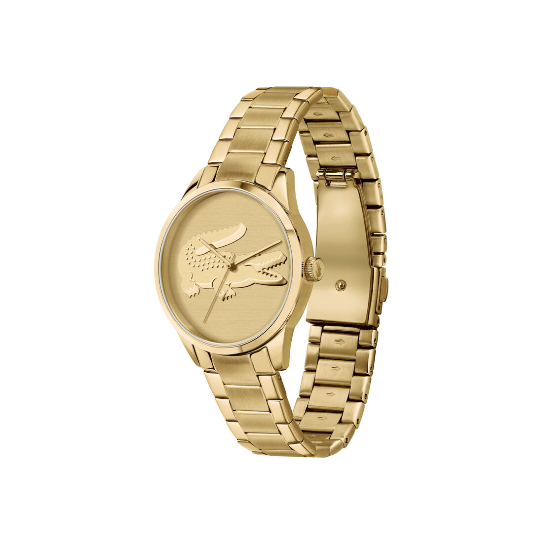 Lacoste Ladycroc Womens Thin Gold Dial Watch Lacoste Ladycroc Womens Thin Gold Dial Watch