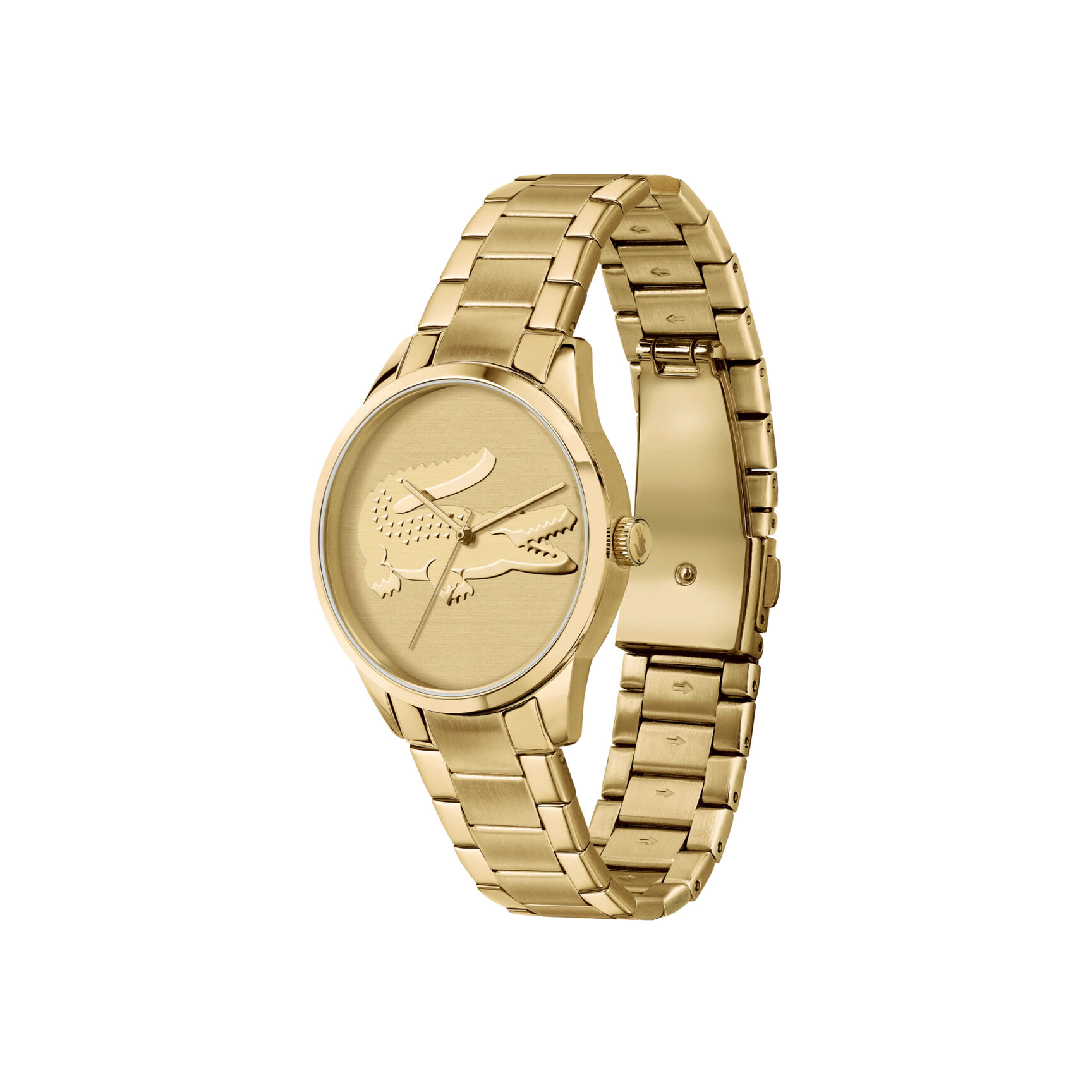 Lacoste Ladycroc Womens Thin Gold Dial Watch Lacoste Ladycroc Womens Thin Gold Dial Watch