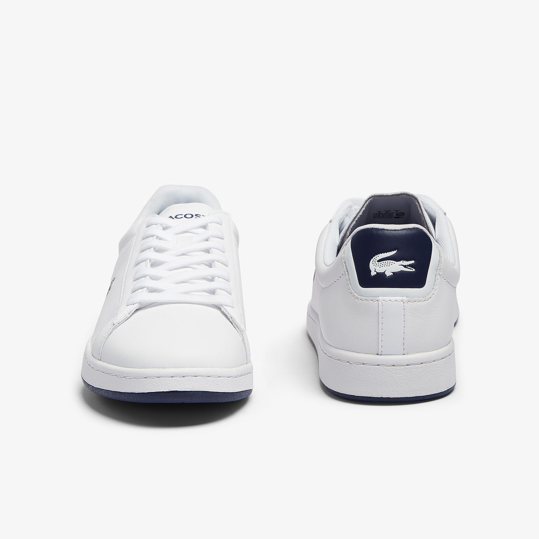 lacoste men s carnaby evo leather trainers