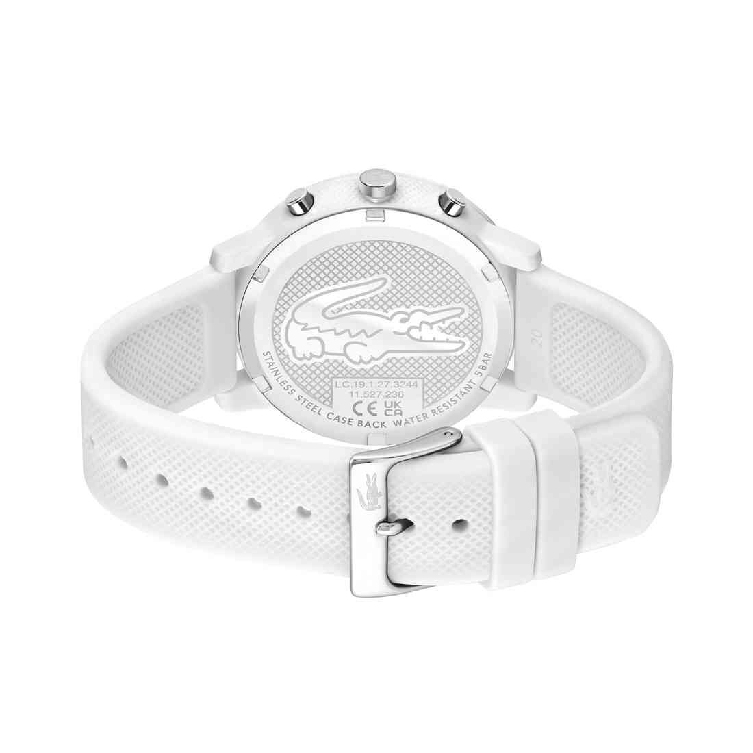 ساعة لاكوست 12.12 كرونو سبورت للرجال Men Lacoste1212 Chrono Sport Watch - 2011246-WHT