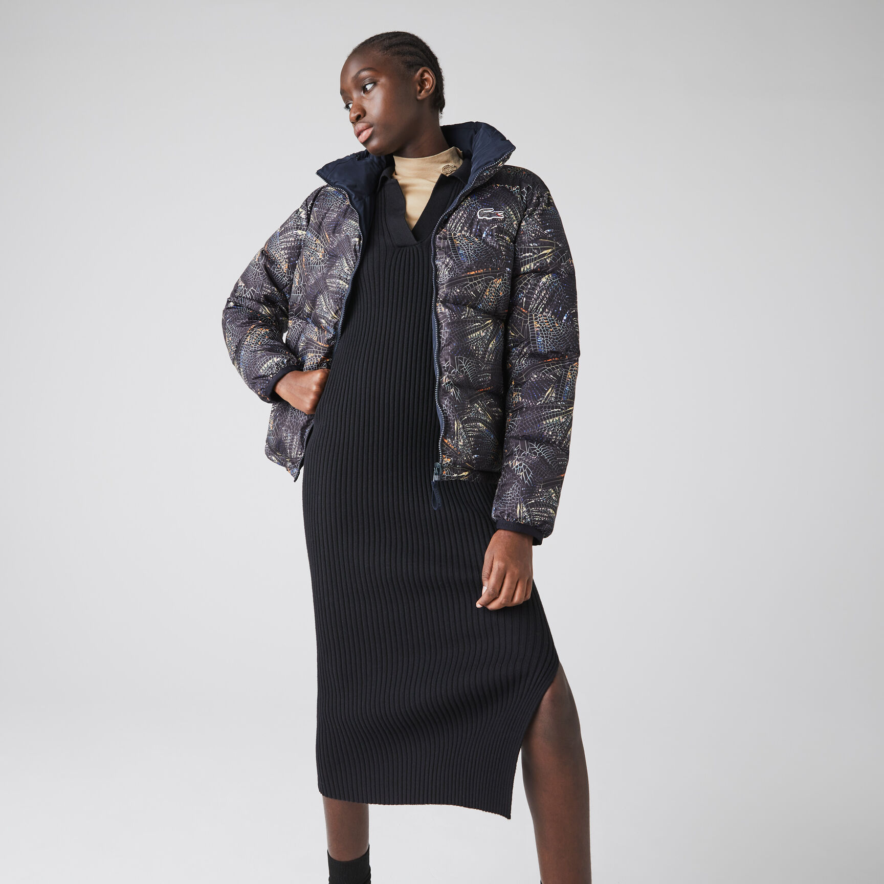 جاكيت مبطن مع طبعات من مجموعة National Geographic للنساء جاكيت مبطن مع طبعات من مجموعة National Geographic للنساء