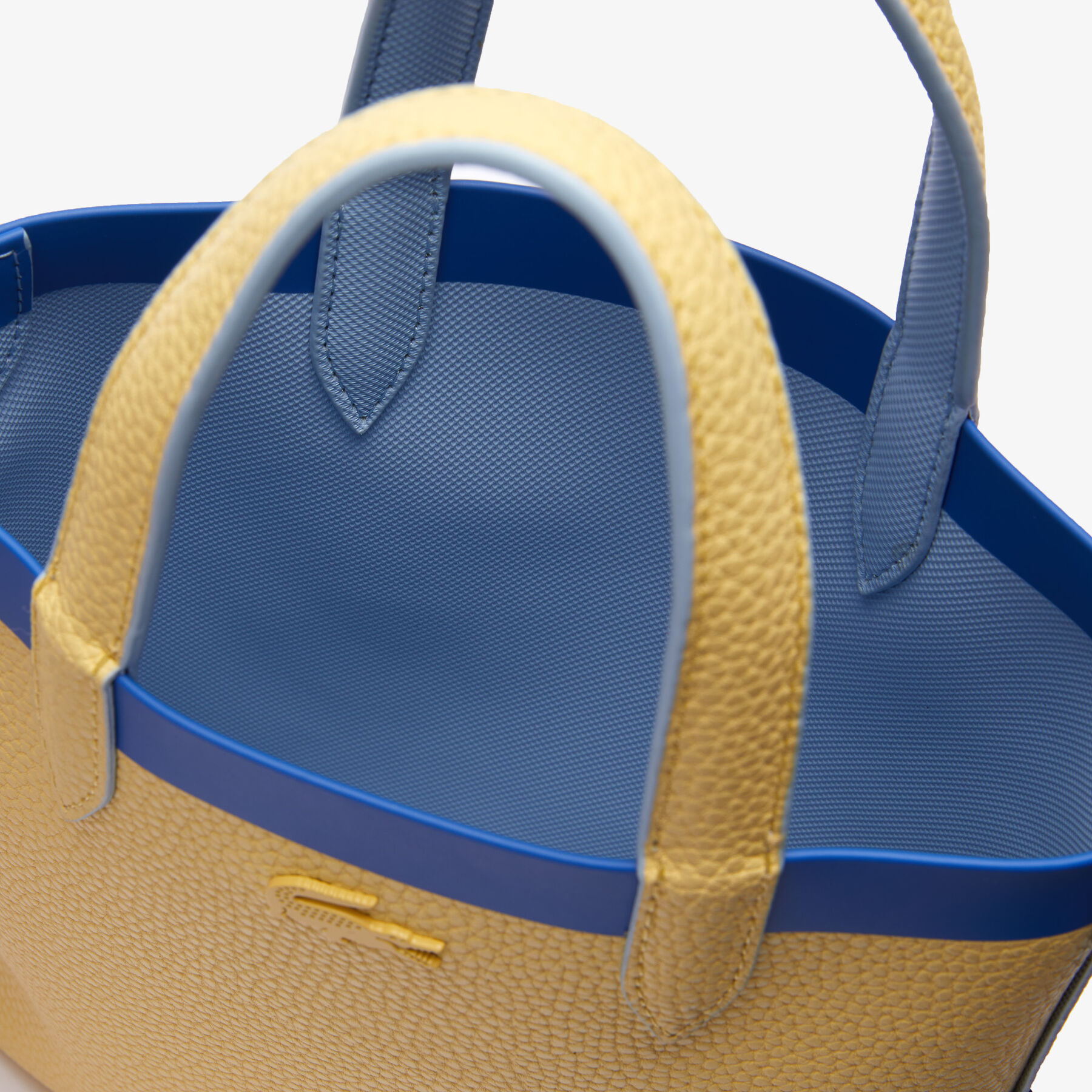 lacoste women s anna detachable shoulder strap mini tote bag