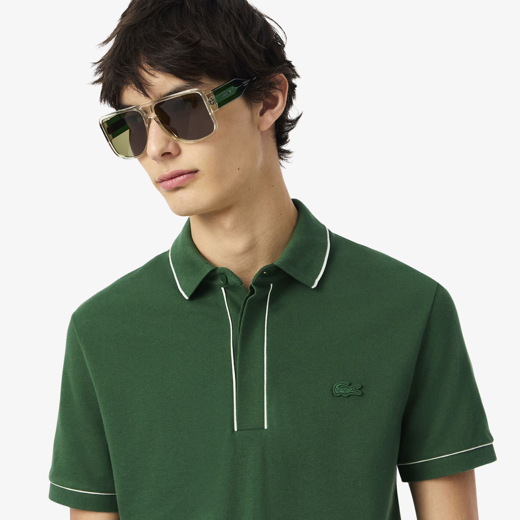 Regular Fit Paris Stretch Pique Polo Shirt - PH8184-00-132
