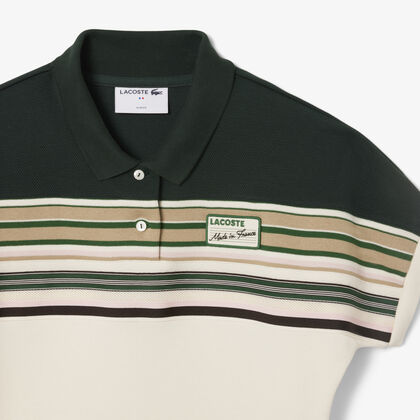 French Made Slim Fit Striped Polo Shirt