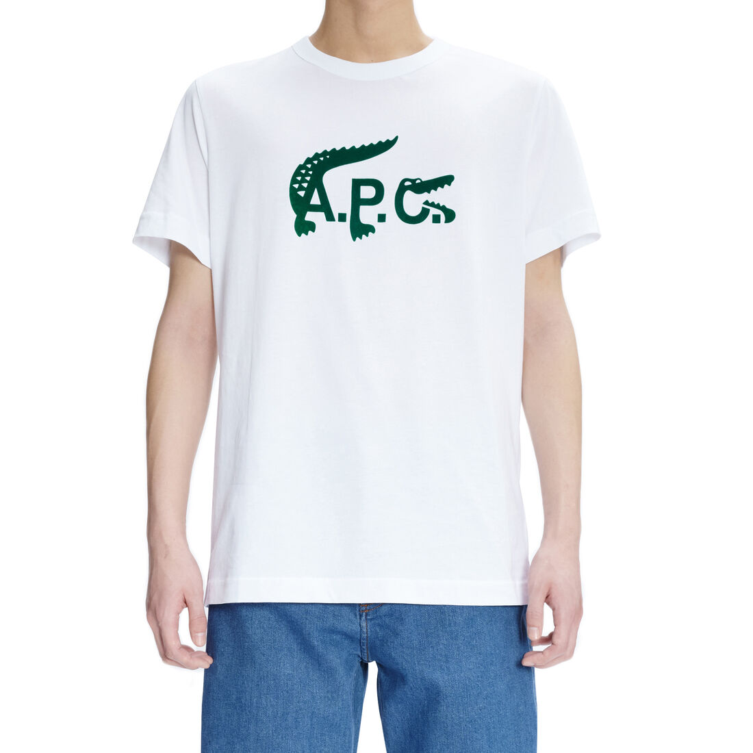 تيشيرت جيرسيه للجنسين مجموعة Lacoste x A.P.C. تيشيرت جيرسيه للجنسين مجموعة Lacoste x A.P.C.