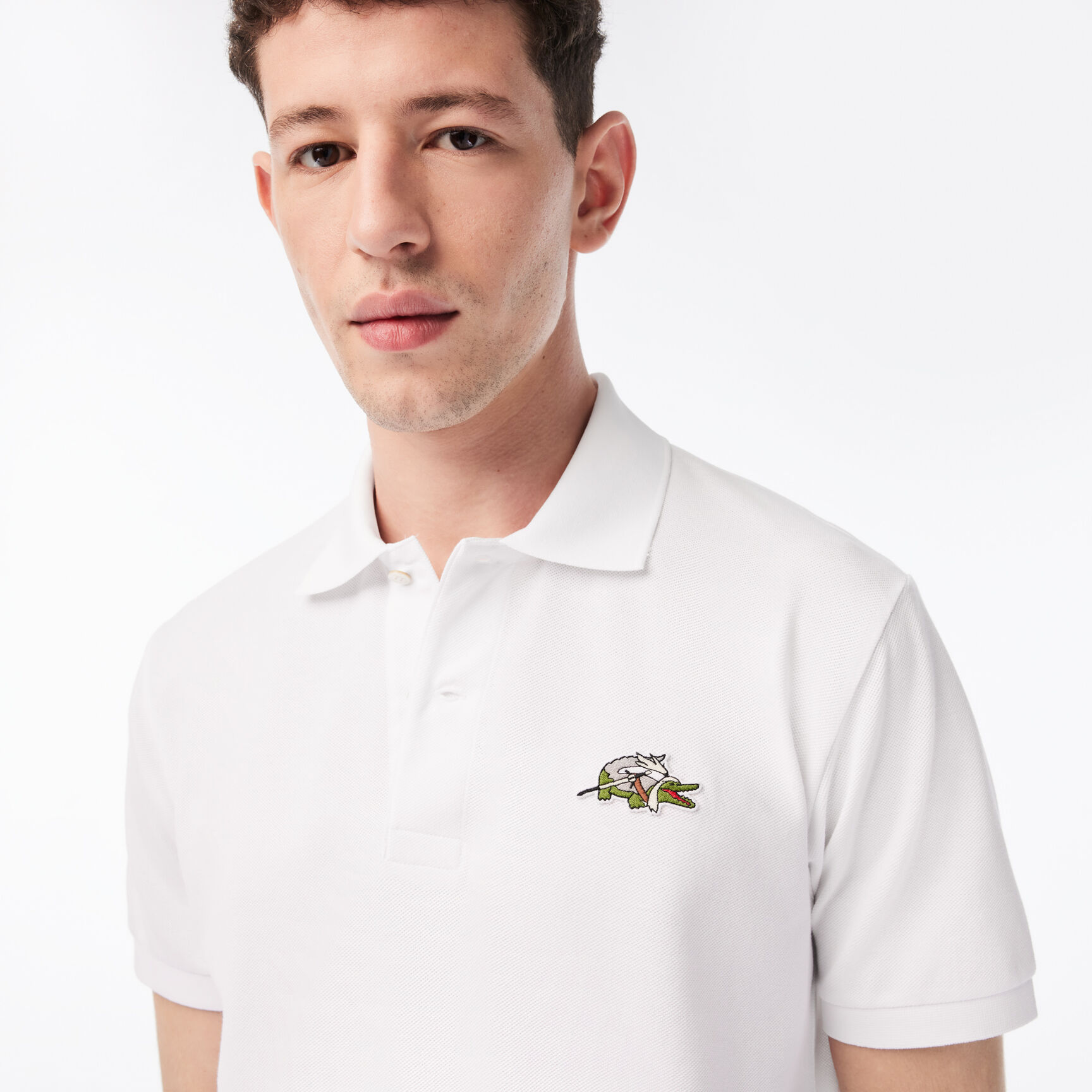 Men’s Lacoste x Netflix Organic Cotton Polo Shirt Men’s Lacoste x Netflix Organic Cotton Polo Shirt
