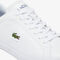 Men's Powercourt Logo Tongue Leather Trainers lacoste men s powercourt logo tongue leather trainers