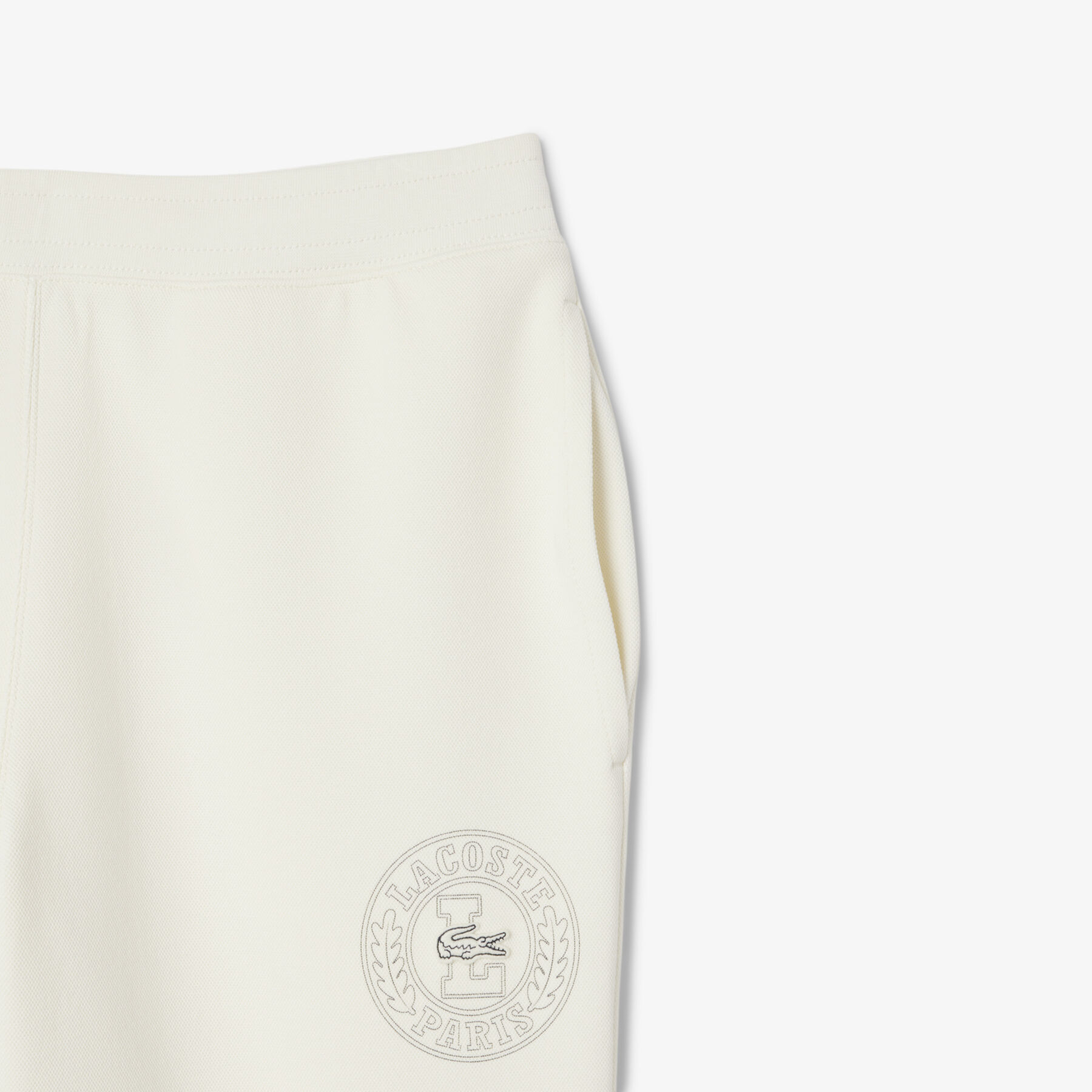 lacoste double face pique sweatpants