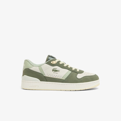 Men's T-clip Set Leather Sneakers