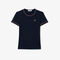 lacoste contrast trim jersey t shirt