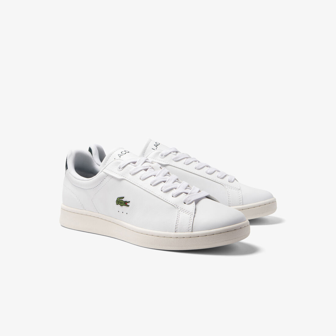 سنيكرز لاكوست كارنابي برو جلد فاخر للرجال Men's Lacoste Carnaby Pro Leather Premium Trainers - 45SMA0112-1R5