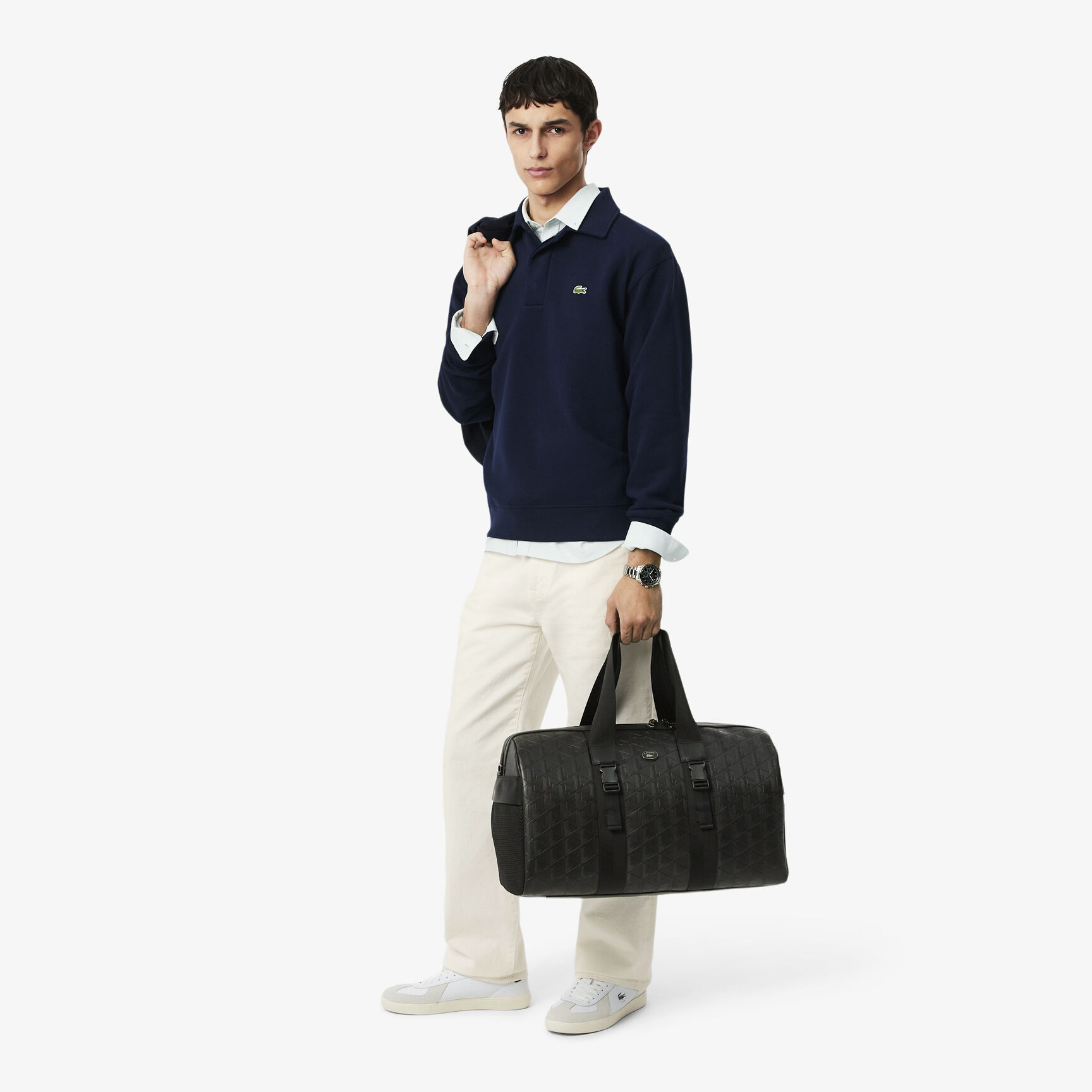 Large Monogram Leather Weekend Bag - NH4839MR-000