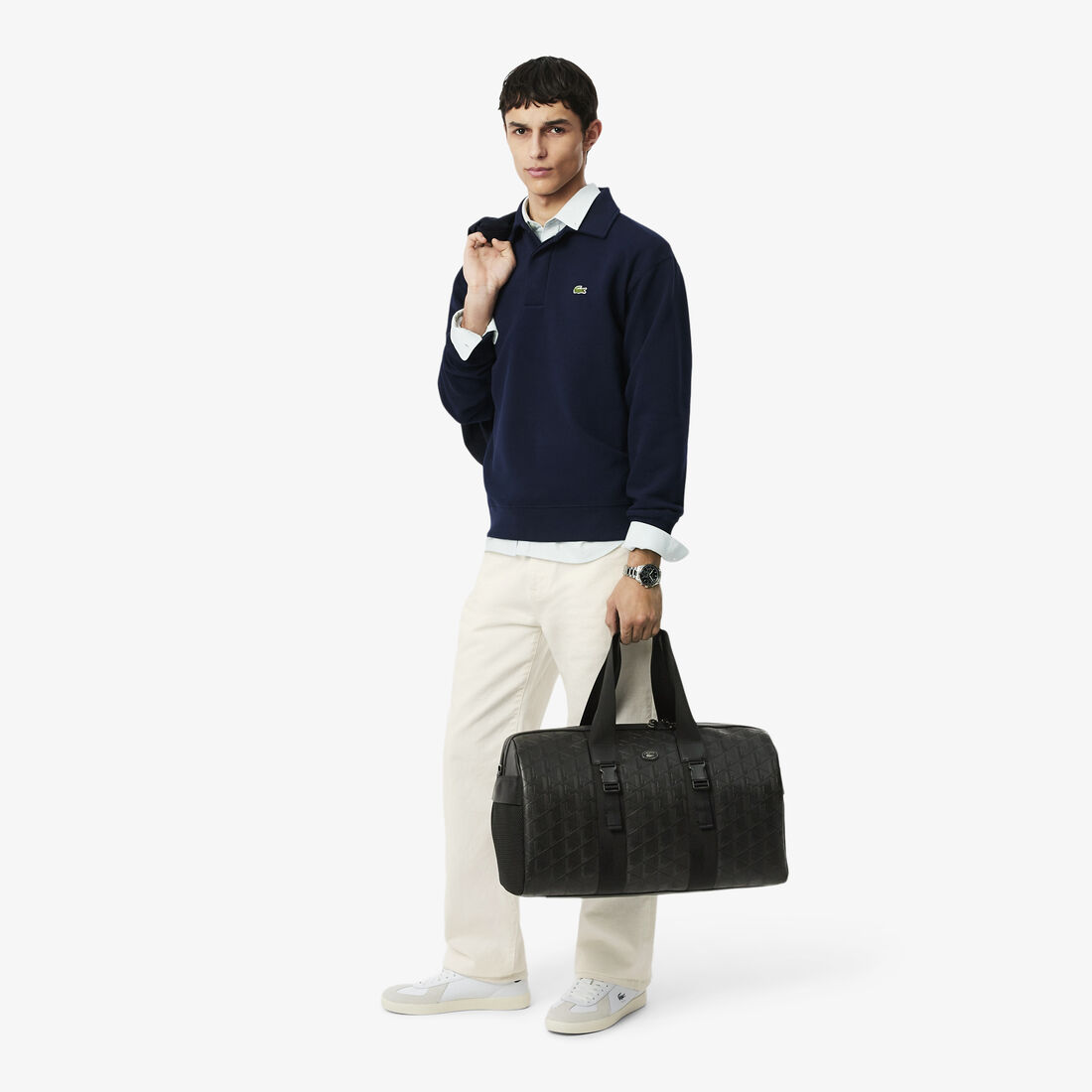 Large Monogram Leather Weekend Bag Large Monogram Leather Weekend Bag - NH4839MR-000