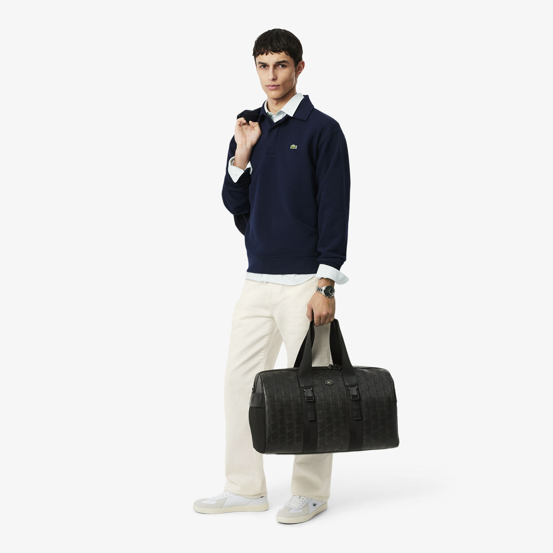 Large Monogram Leather Weekend Bag Large Monogram Leather Weekend Bag - NH4839MR-000