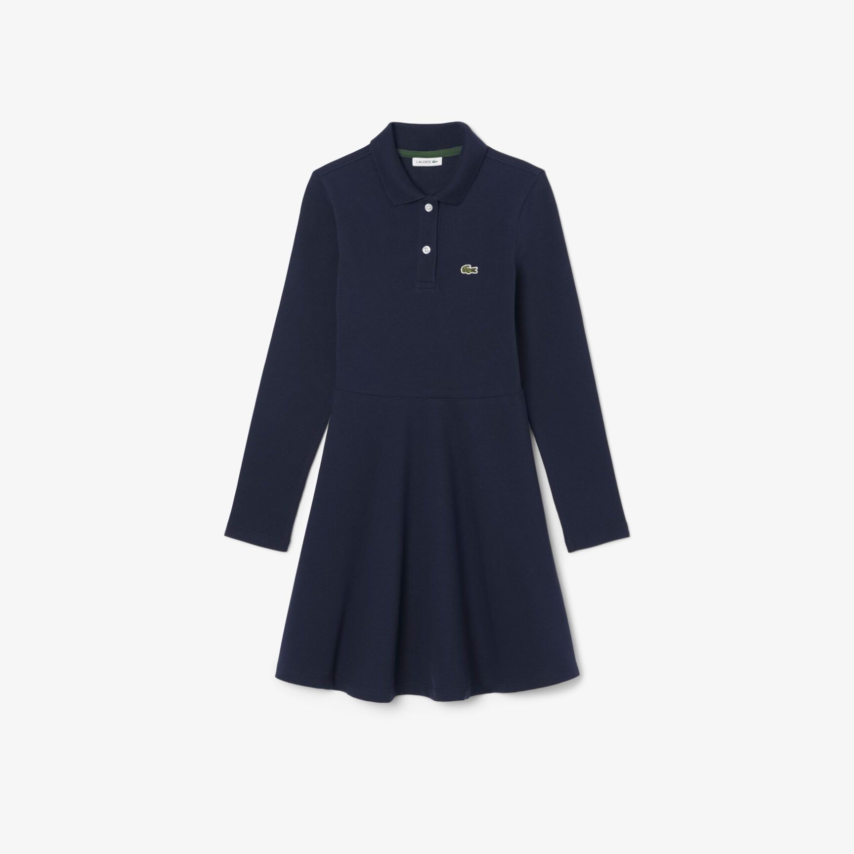 Long Sleeved Stretch Pique Polo Dress Long Sleeved Stretch Pique Polo Dress - EJ0903-00-166