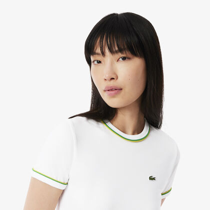 Contrast Accent Jersey T-shirt