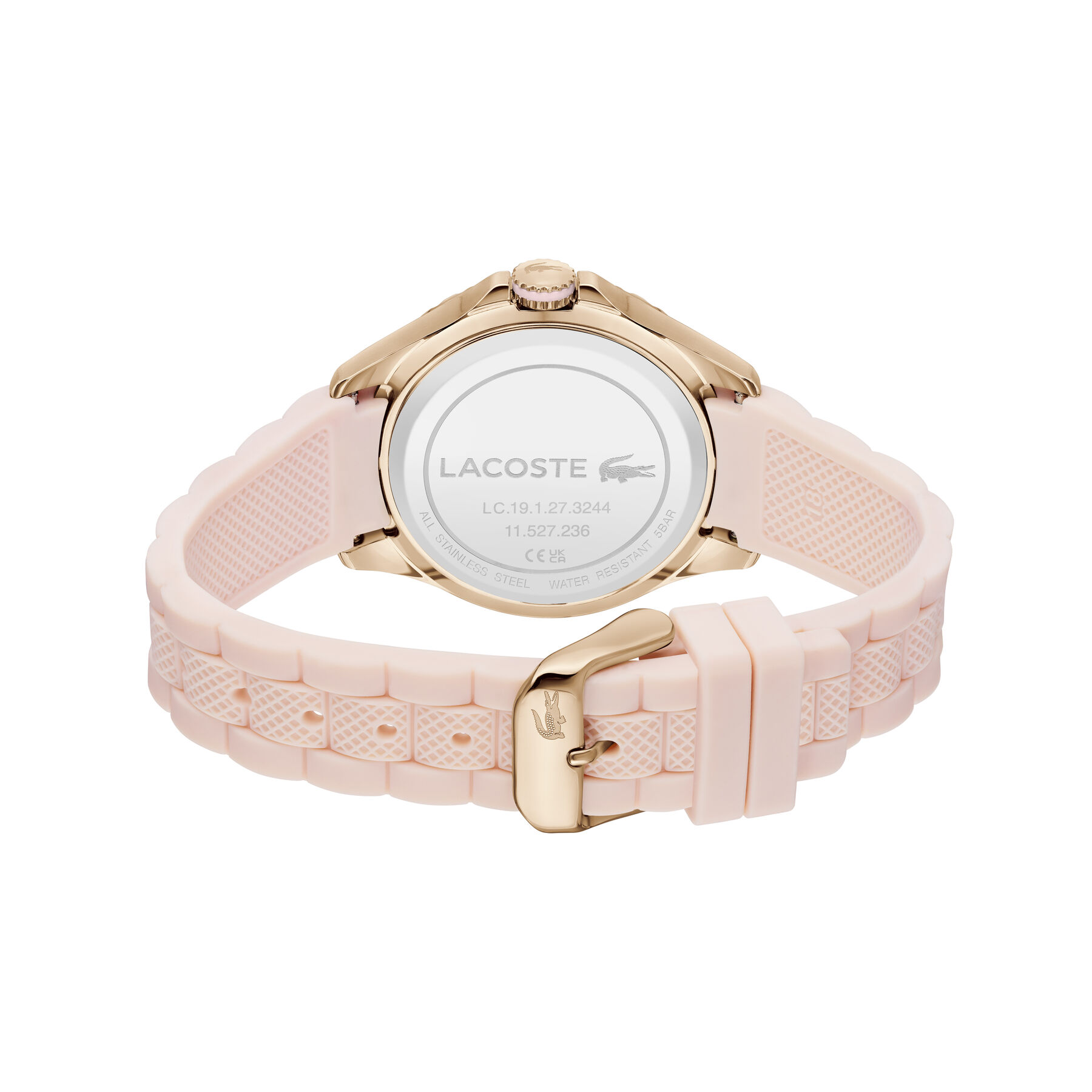 ساعة Santorini بسوار سيليكون بلون Blush Santorini Blush Silicone Watch - 2001457-BLUSH