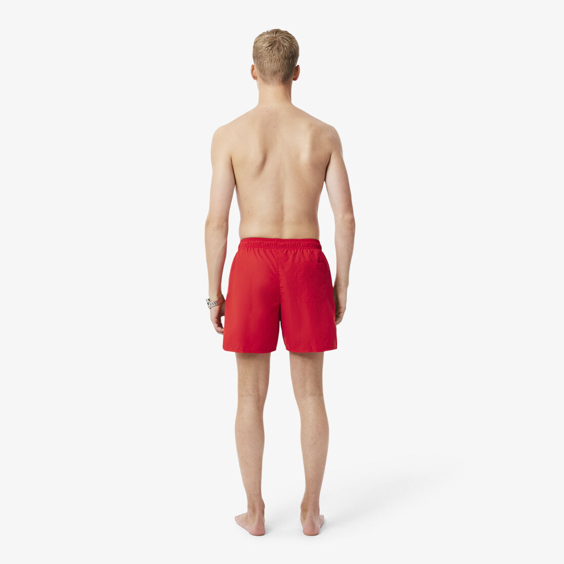Mid Length Monochrome Swim Trunks - MH9088-00-8UN