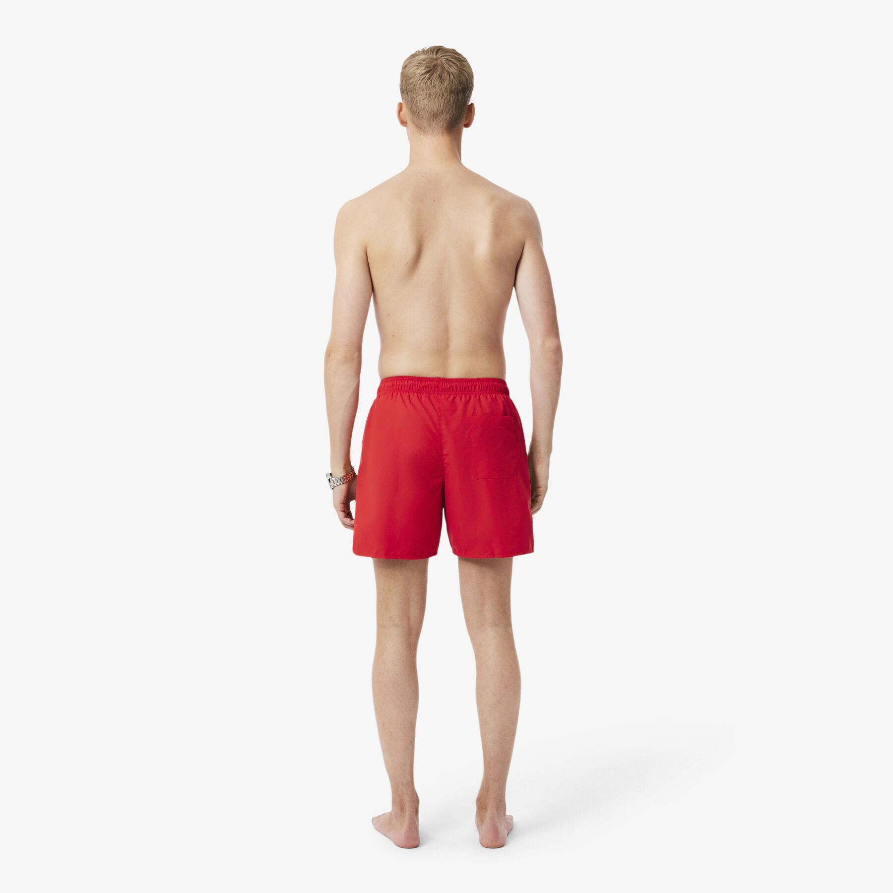 Mid Length Monochrome Swim Trunks - MH9088-00-8UN