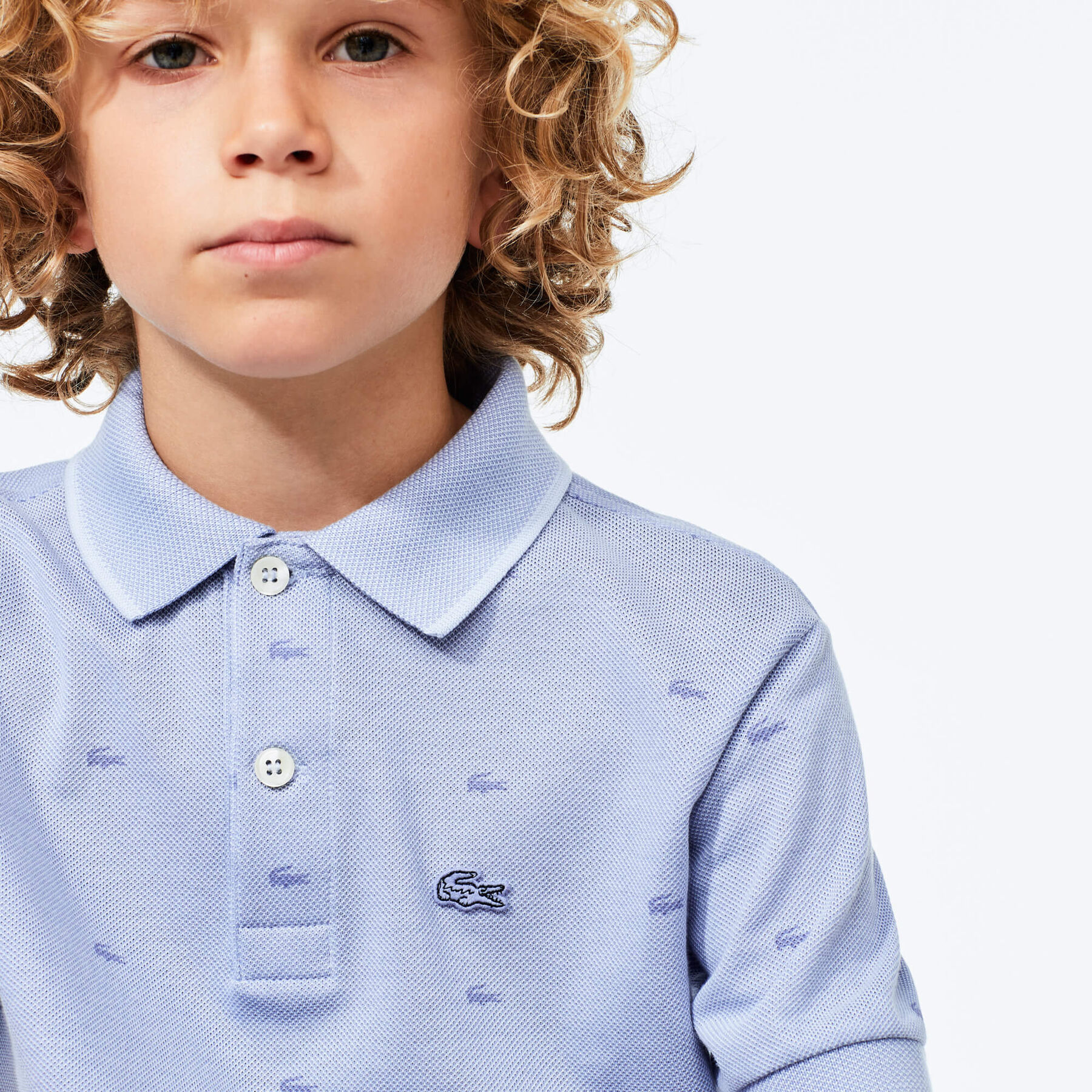 لاكوست قميص بولو بطبعة lacoste للصبيان