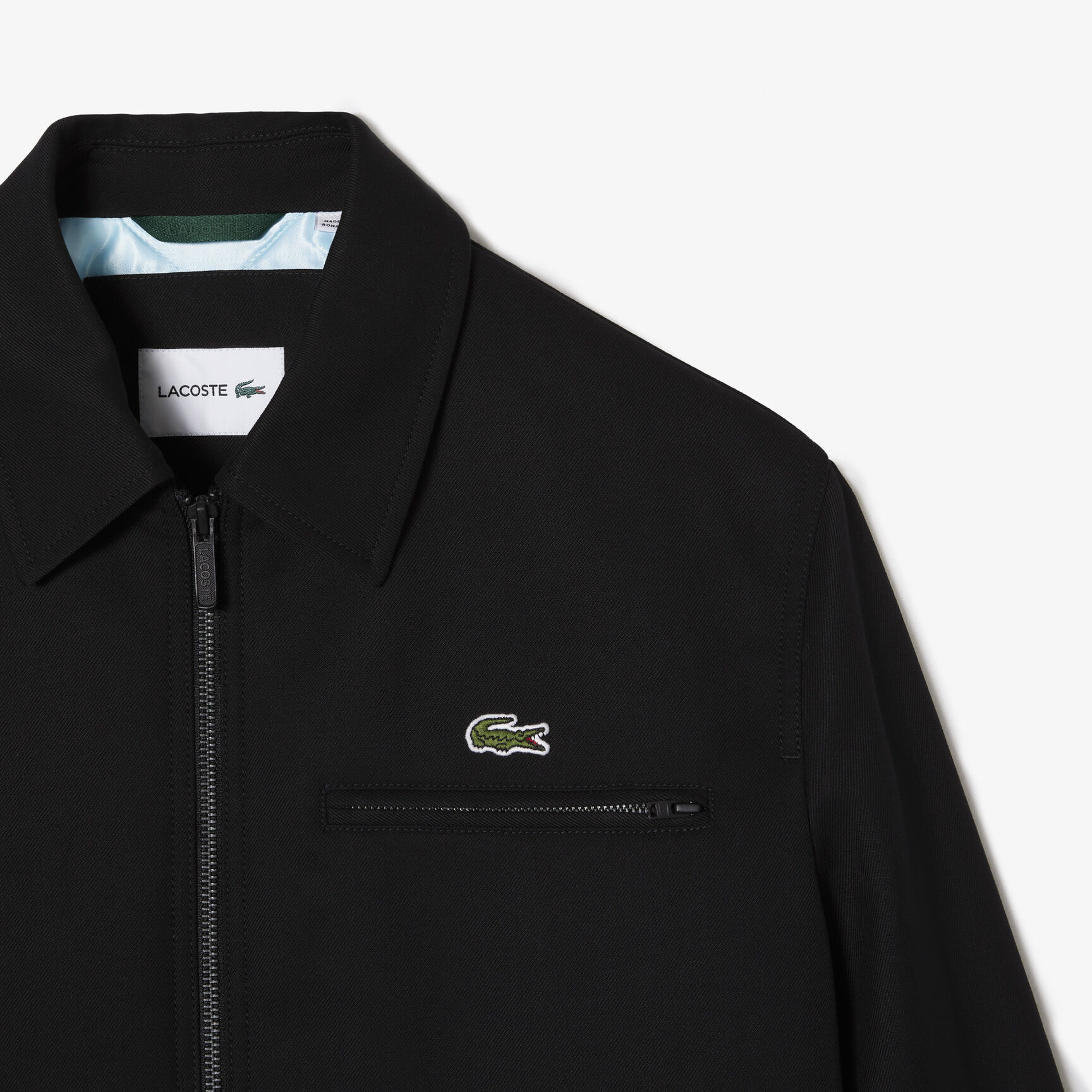 جاكيت منتفخ مبطن بغطاء رأس وواقٍ من المطر Short Padded Cotton Twill Jacket - BH1665-00-031