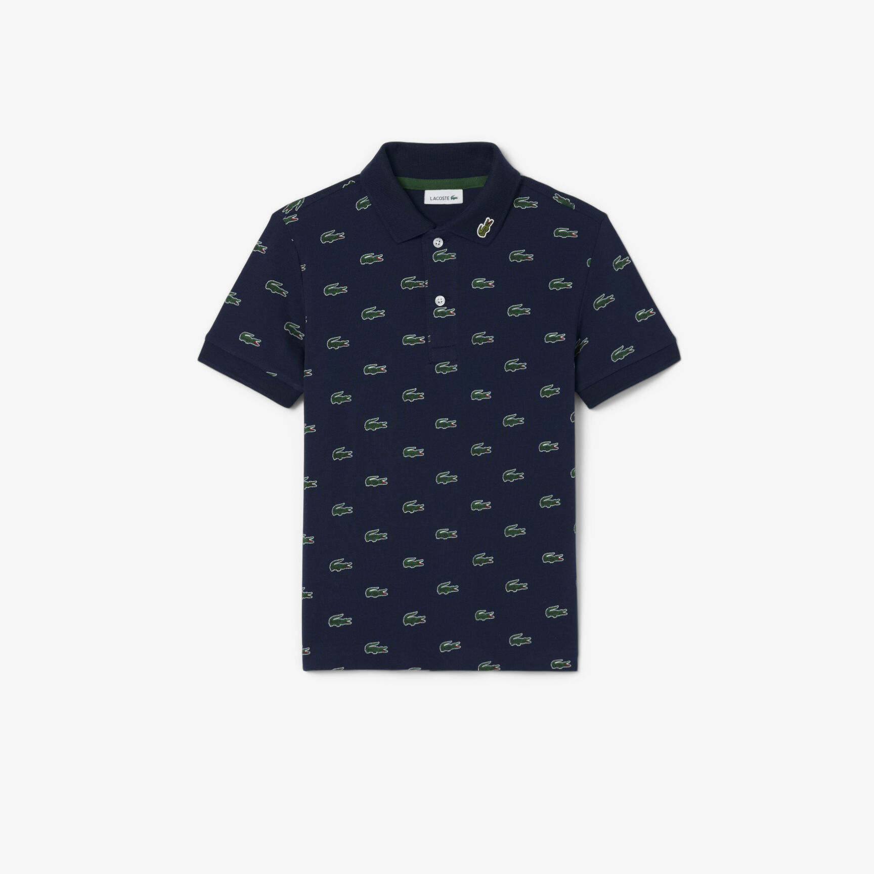 Printed Petit Pique Polo Shirt - PJ1117-00-166