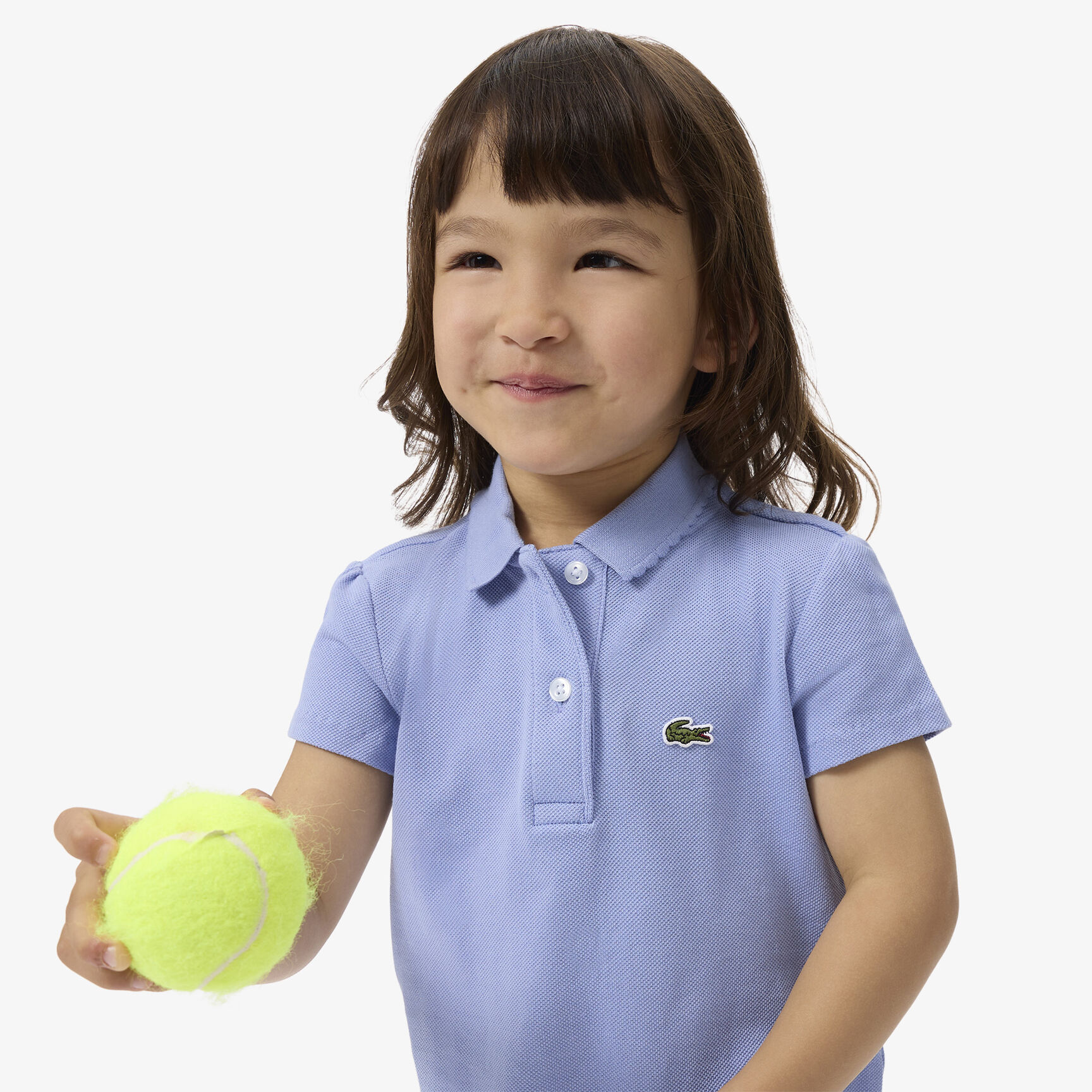 Scalloped Collar Pique Polo Shirt - PJ0968-00-5QD