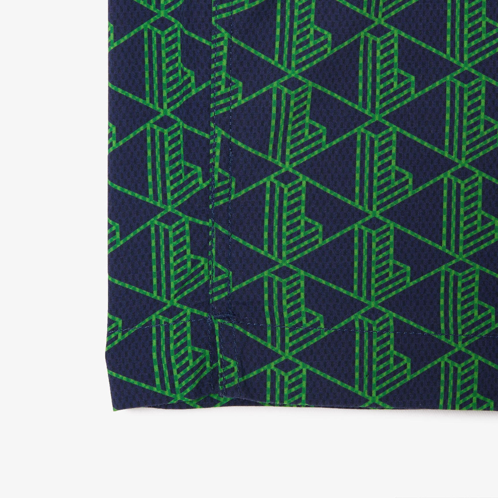 Short Sleeved Monogram Print Shirt - CH8792-00-IQ0