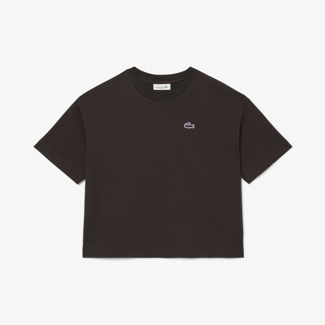 تي شيرت مريح بنقشة تمساح Relaxed Fit Landscape Crocodile T-shirt - TF5242-00-SKB