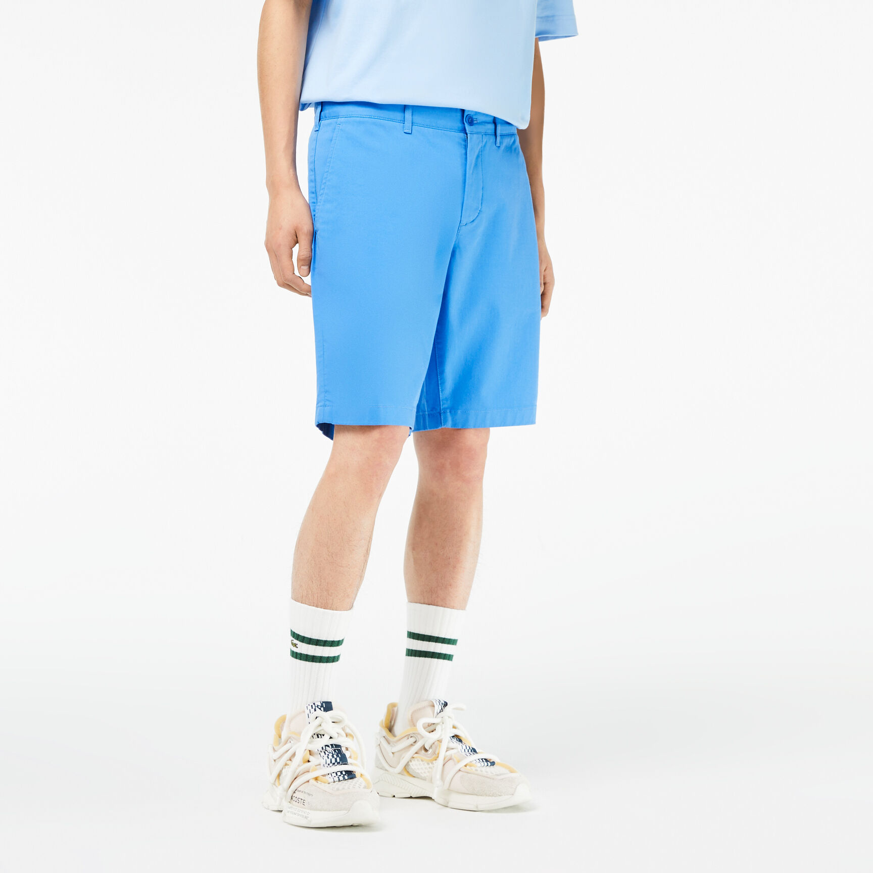 جاكيت لاكوست بنمط فيست مبطن مقاوم للماء للرجال