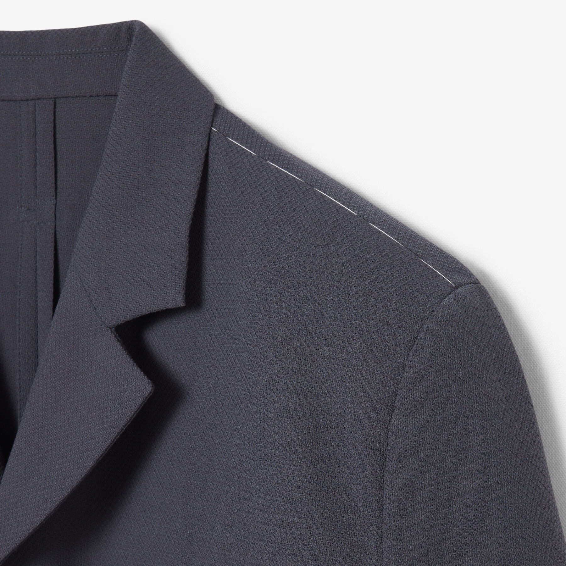 lacoste runway cropped jacquard tailored jacket