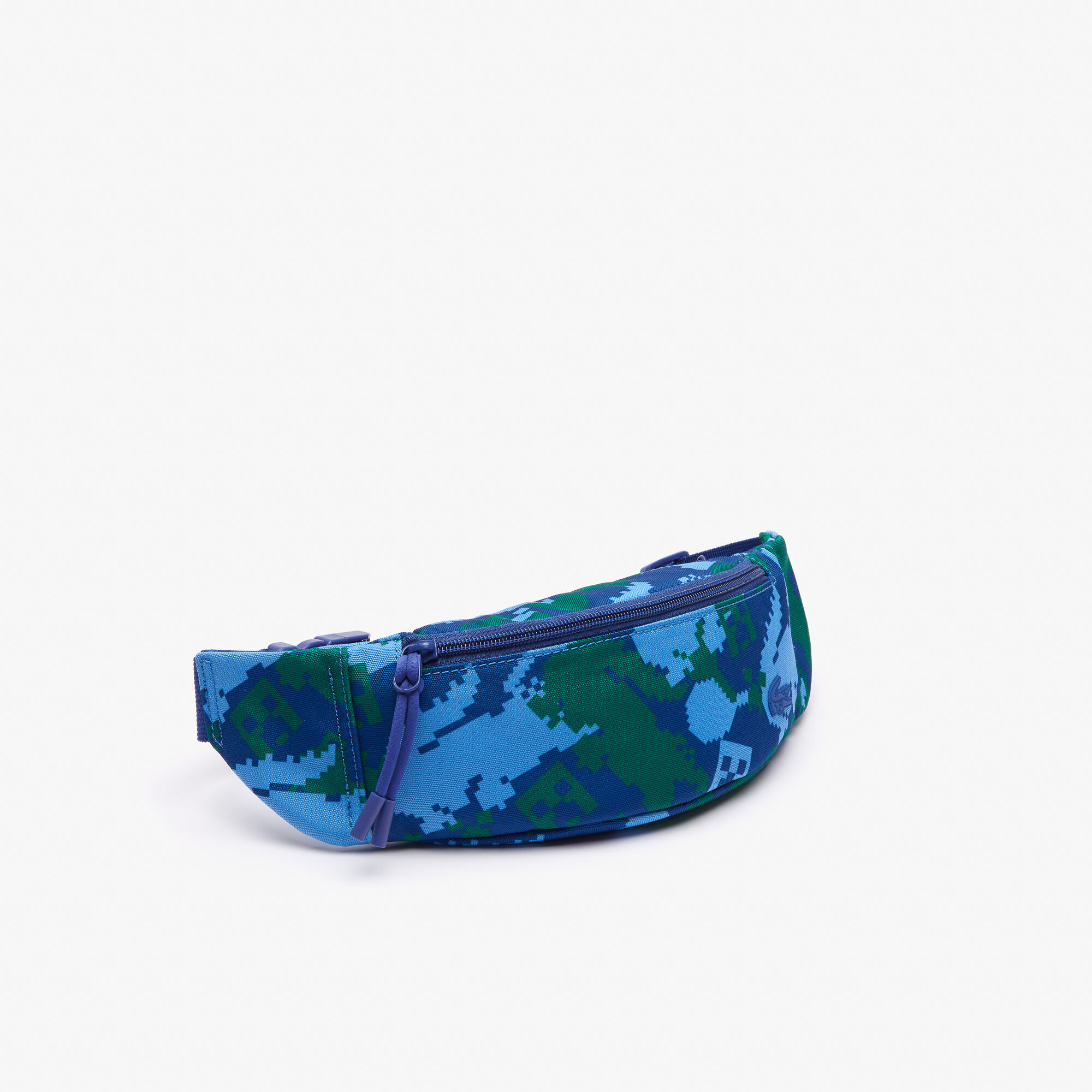 Unisex Lacoste x Minecraft Print Canvas Waist Bag, Multi Color