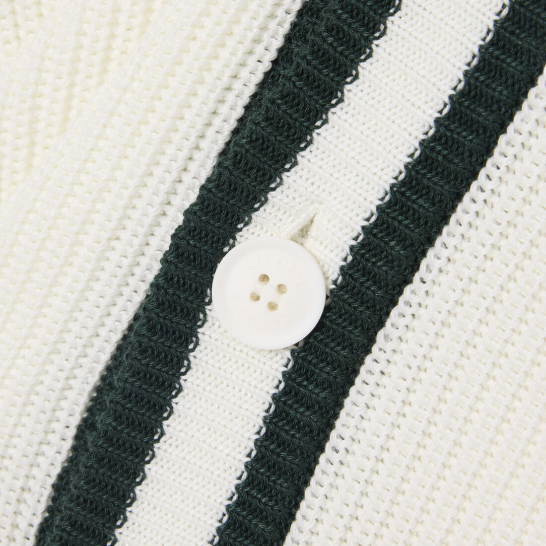 Badge Accent Wool Blend Golf Cardigan lacoste badge accent wool blend golf cardigan