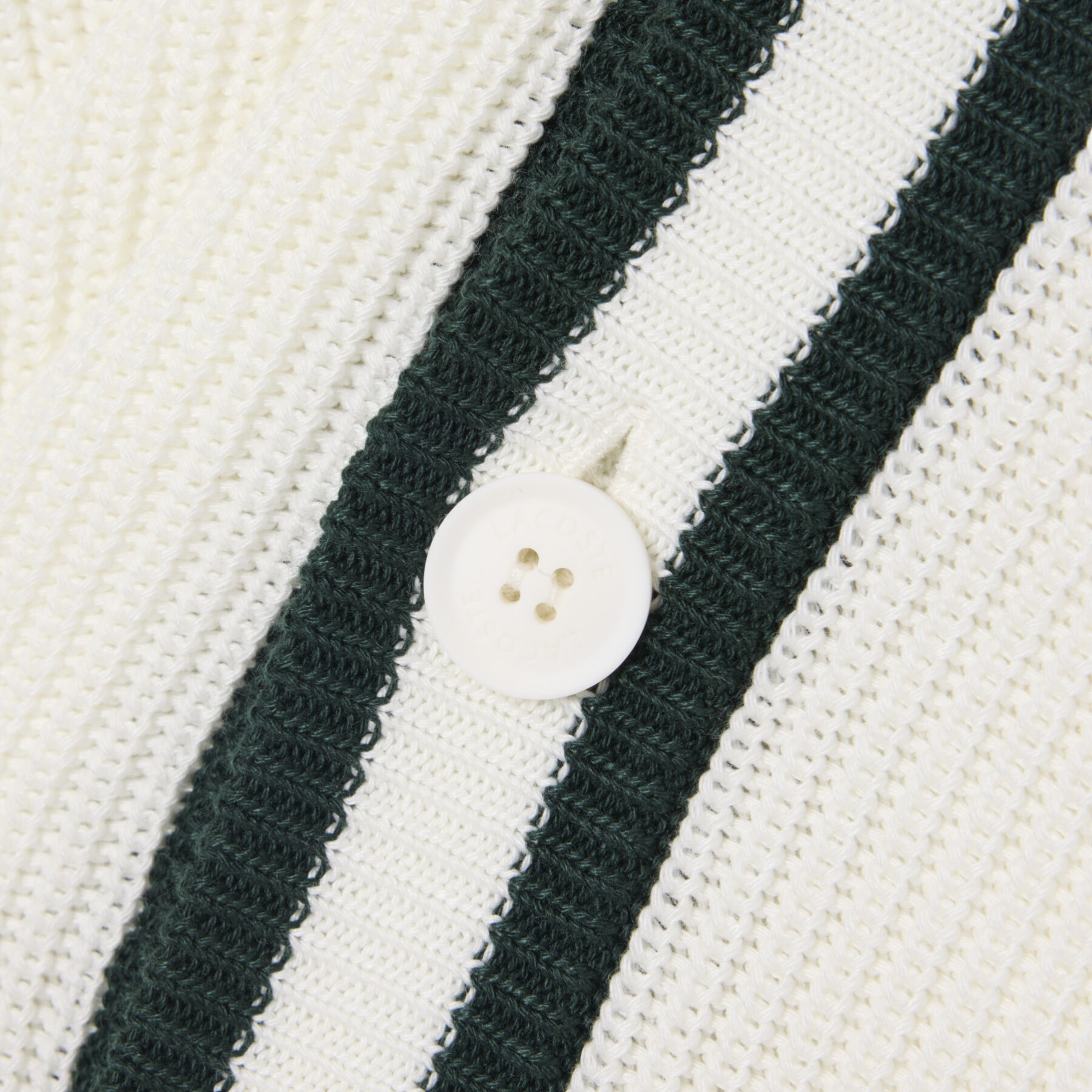 Badge Accent Wool Blend Golf Cardigan lacoste badge accent wool blend golf cardigan