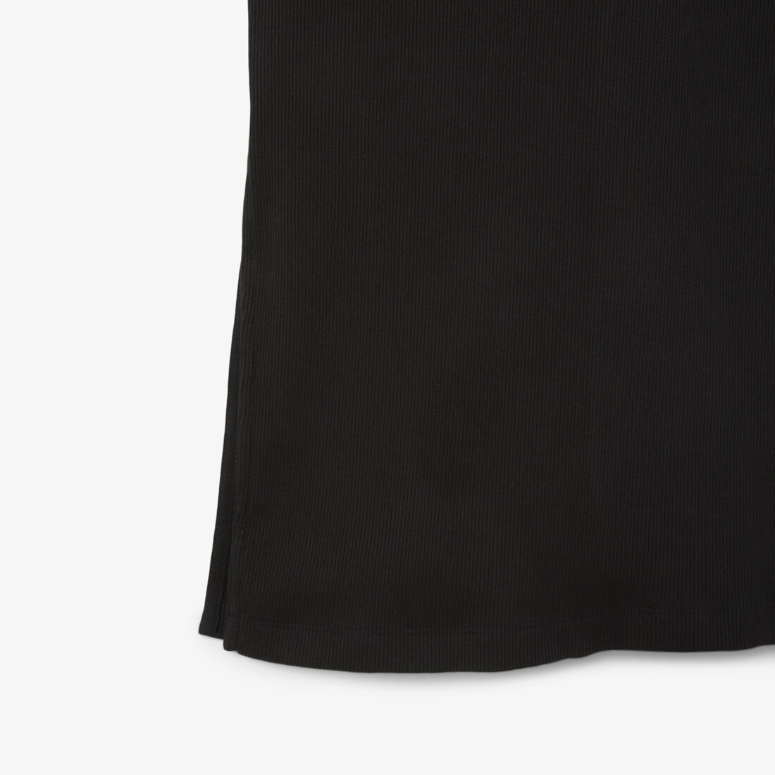 فستان بولو من القطن المضلع الطويل Long Ribbed Cotton Polo Dress - EF9622-00-031