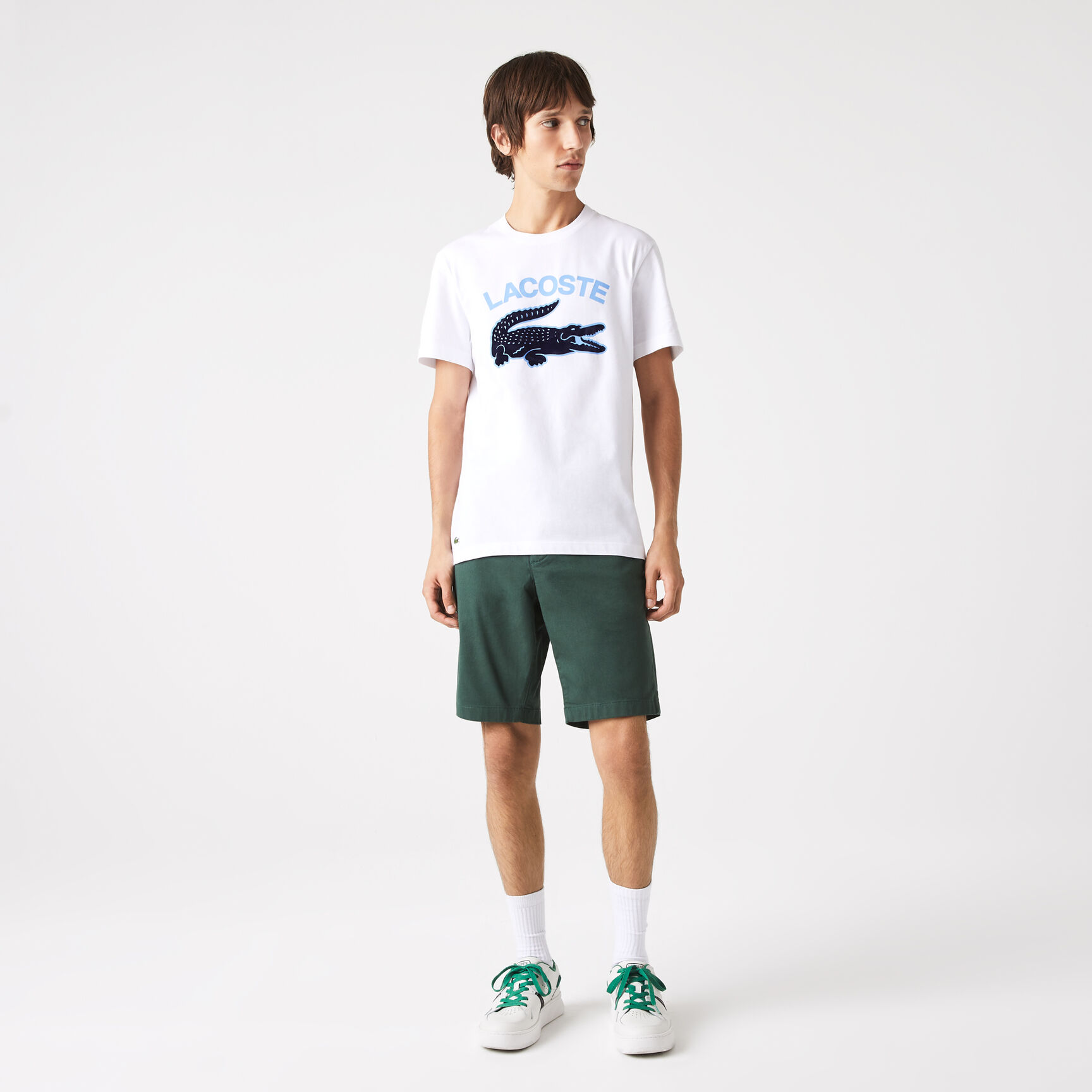 Men's Lacoste Regular Fit XL Crocodile Print T-shirt