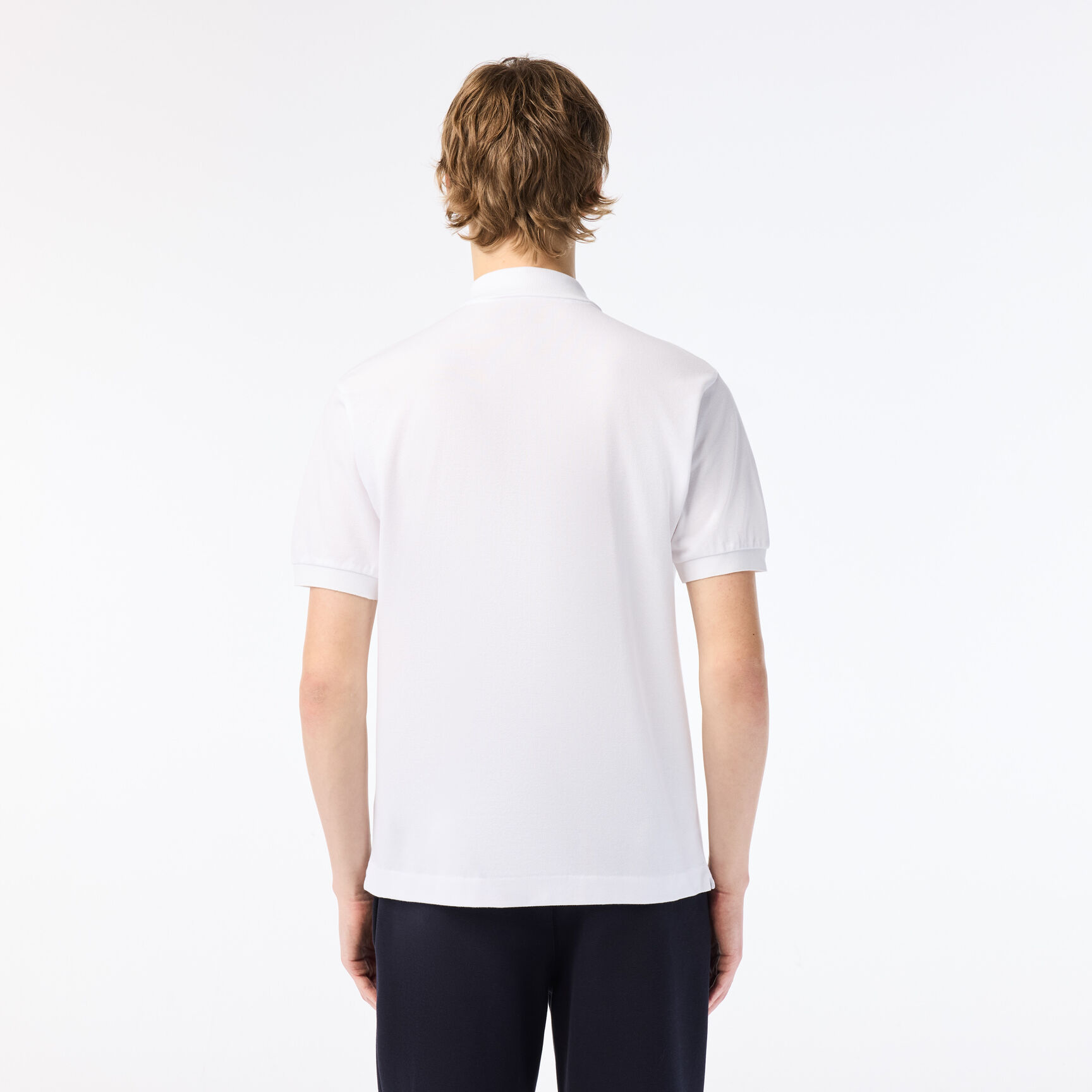 قميص بولو بيكيه L.12.12 أصلي من لاكوست Original L.12.12 Lacoste Flocked Pique Polo Shirt - PH7419-00-001