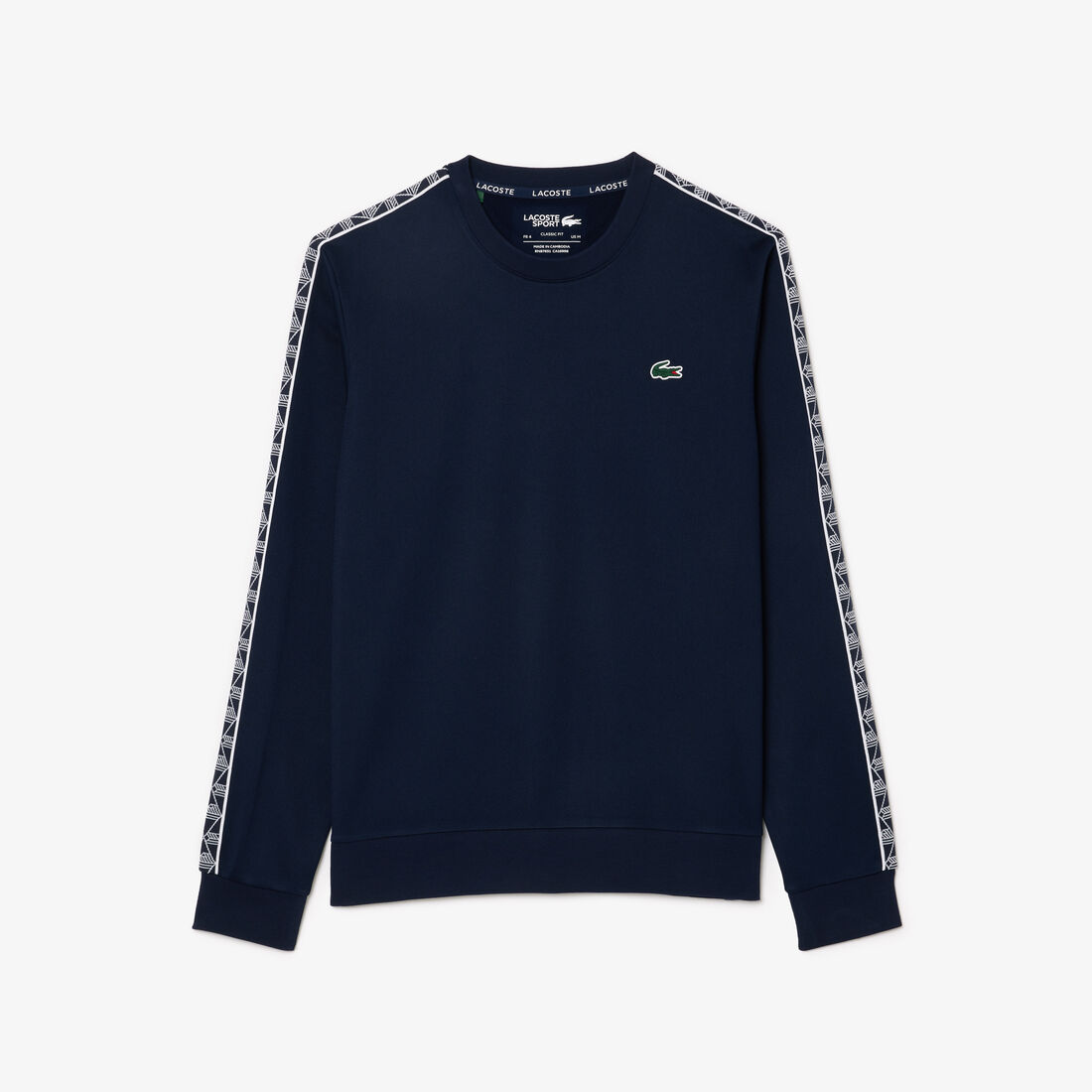 Jacquard Interlock Tennis Sweatshirt - SH2645-00-166