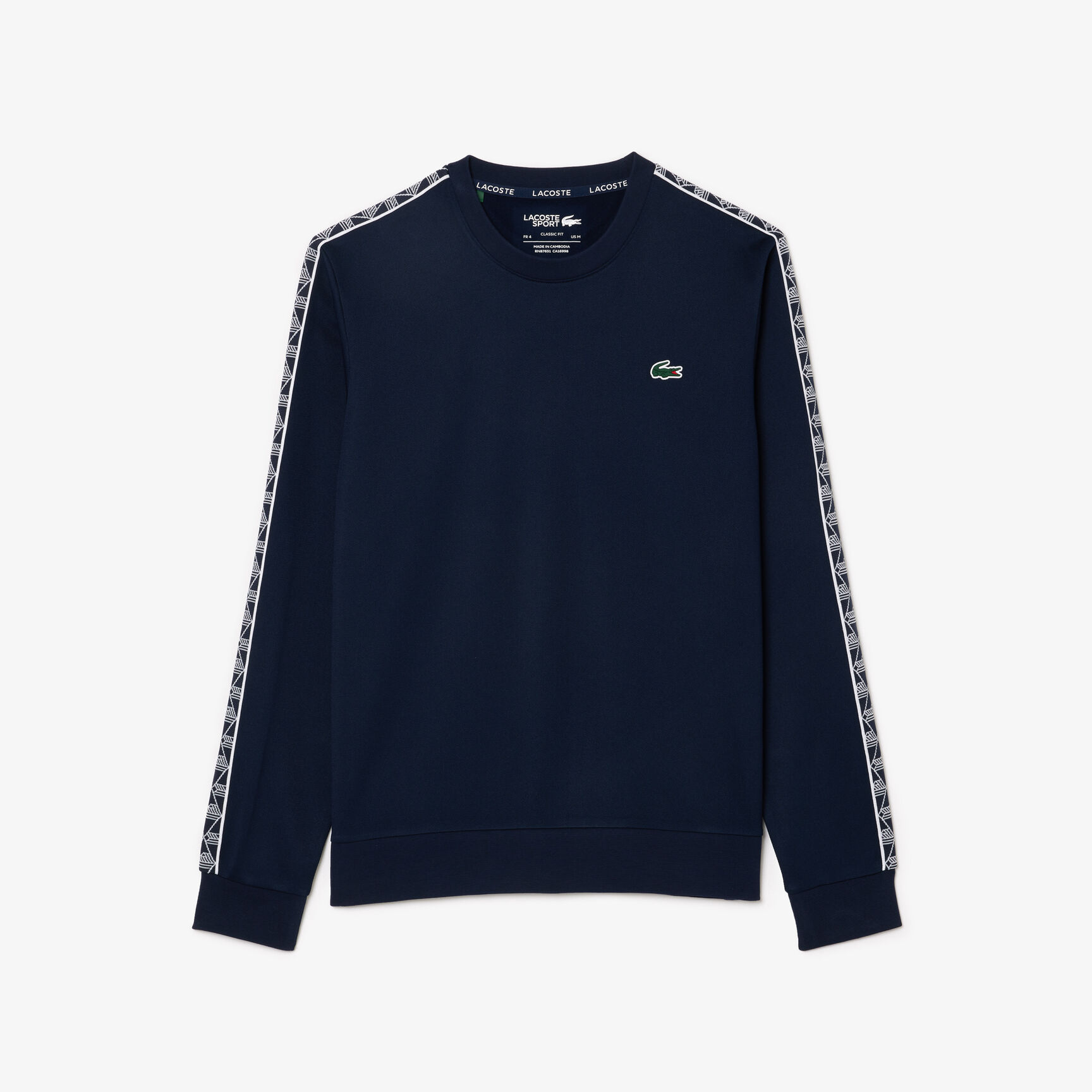 Jacquard Interlock Tennis Sweatshirt Jacquard Interlock Tennis Sweatshirt - SH2645-00-166