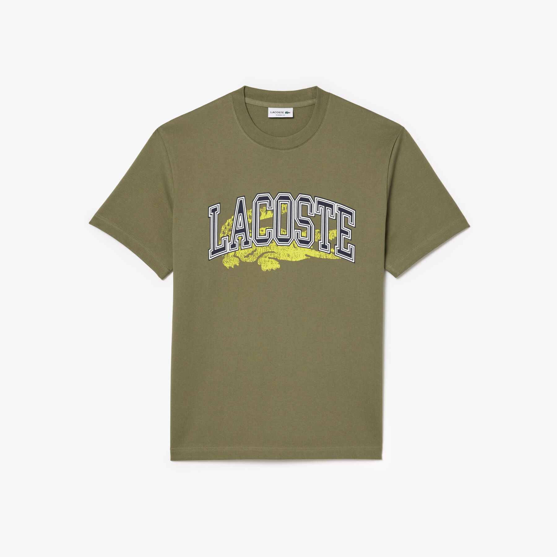 lacoste classic fit cotton jersey t shirt